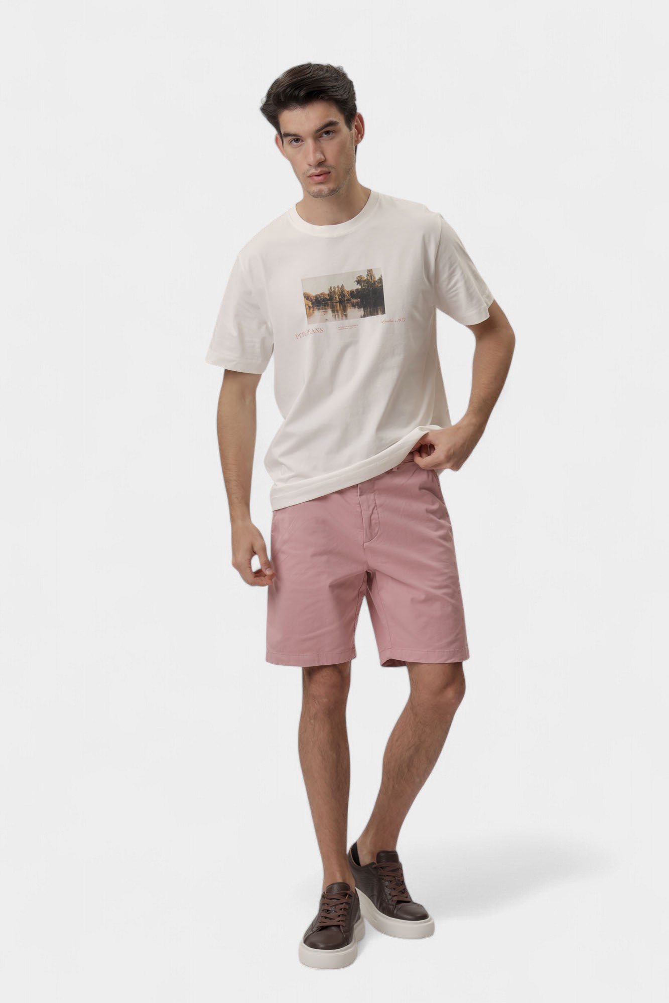 PM801181 Шорты Pepe Jeans Розовый