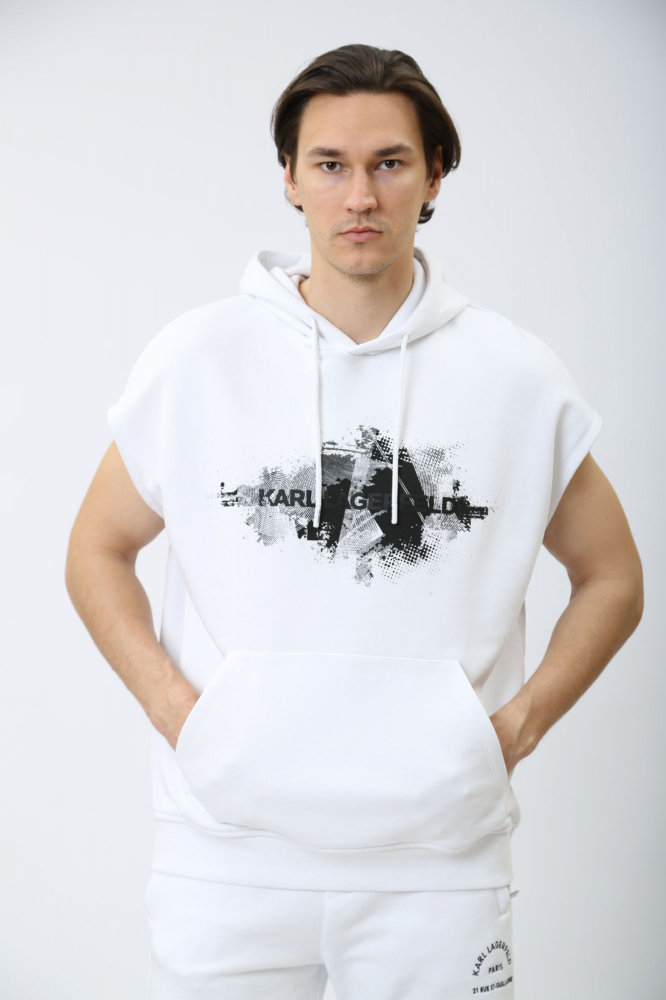 Бомбер Karl Lagerfeld Хлопок Черный