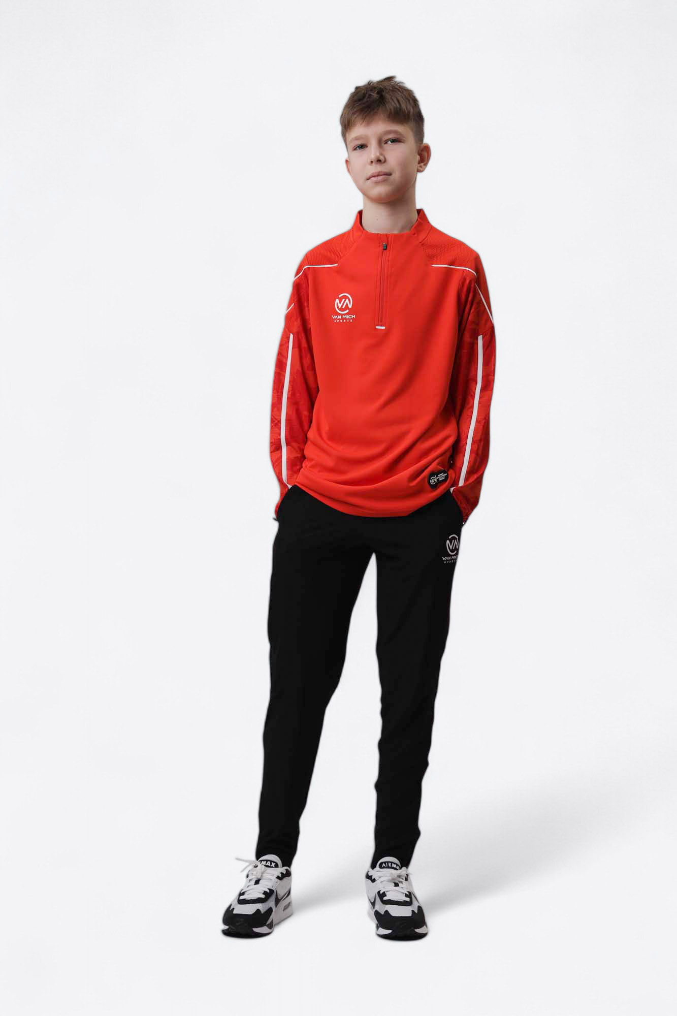 INDJ4904 Джемпер тренировочный Van Mich Sports Красный