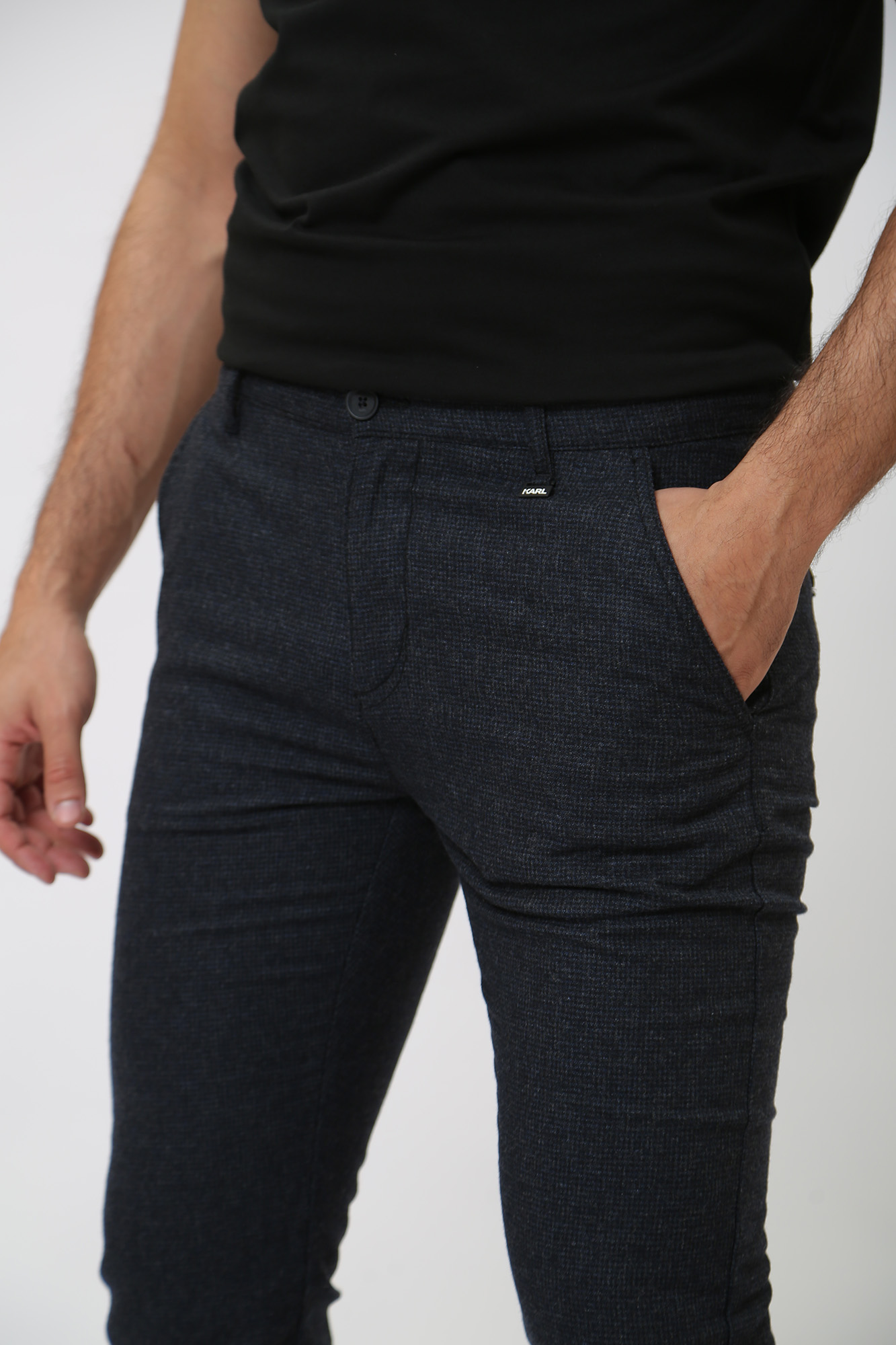 534805_255835 Брюки чиносы Karl Lagerfeld Синий