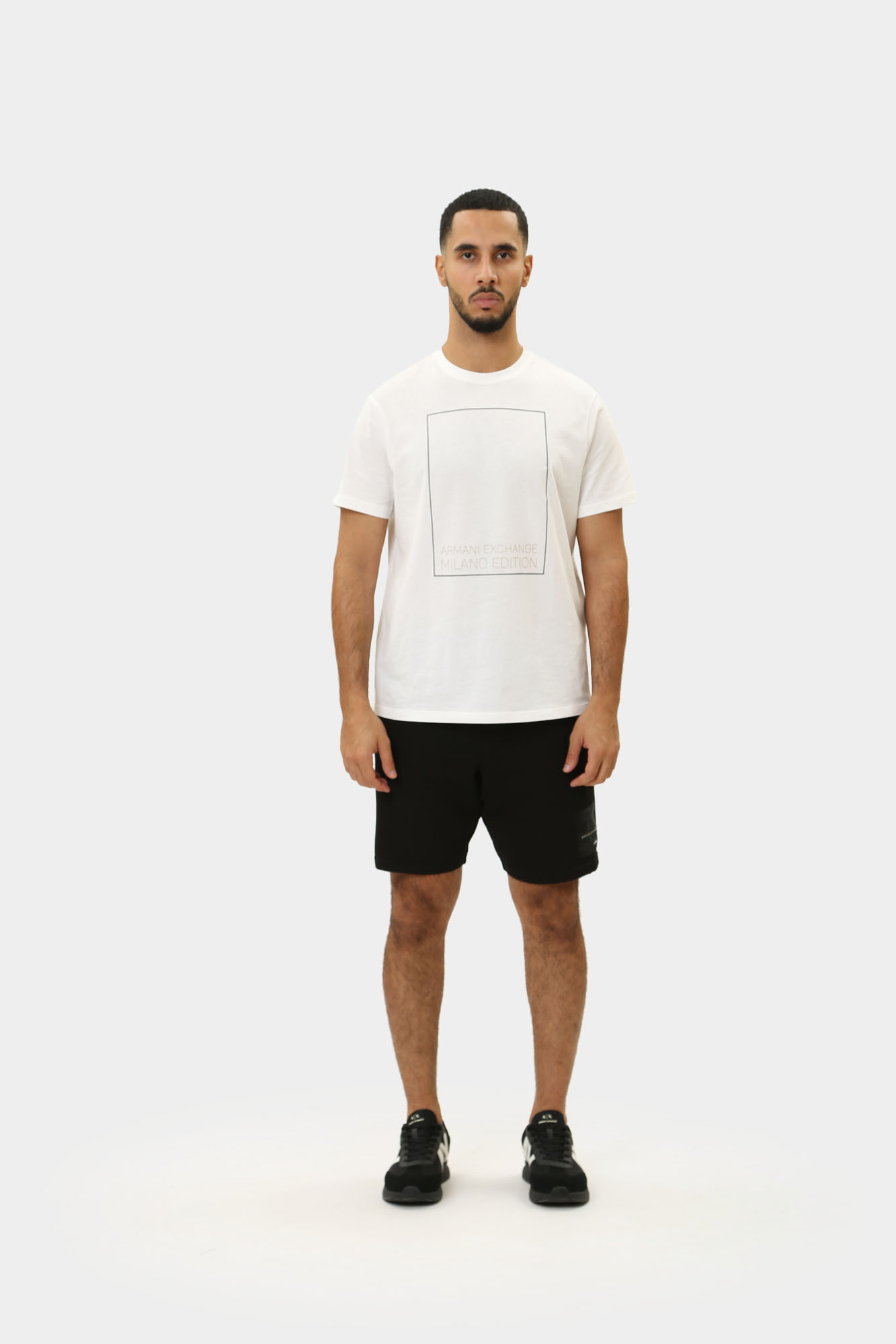 3DZSJA_ZJDPZ Шорты трикотажные Armani Exchange Черный