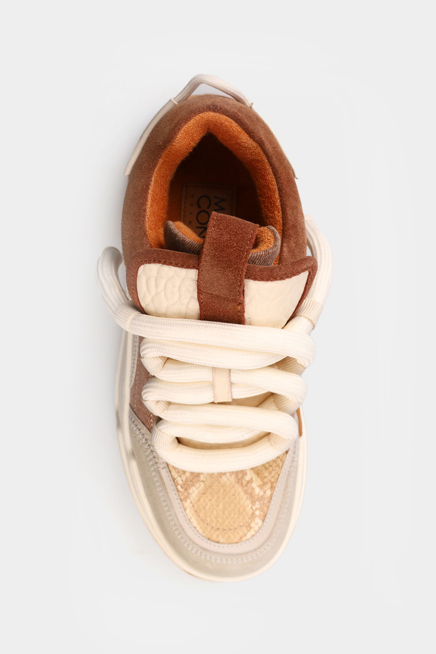 4211-493 Кеды Marc Cony Бежевый