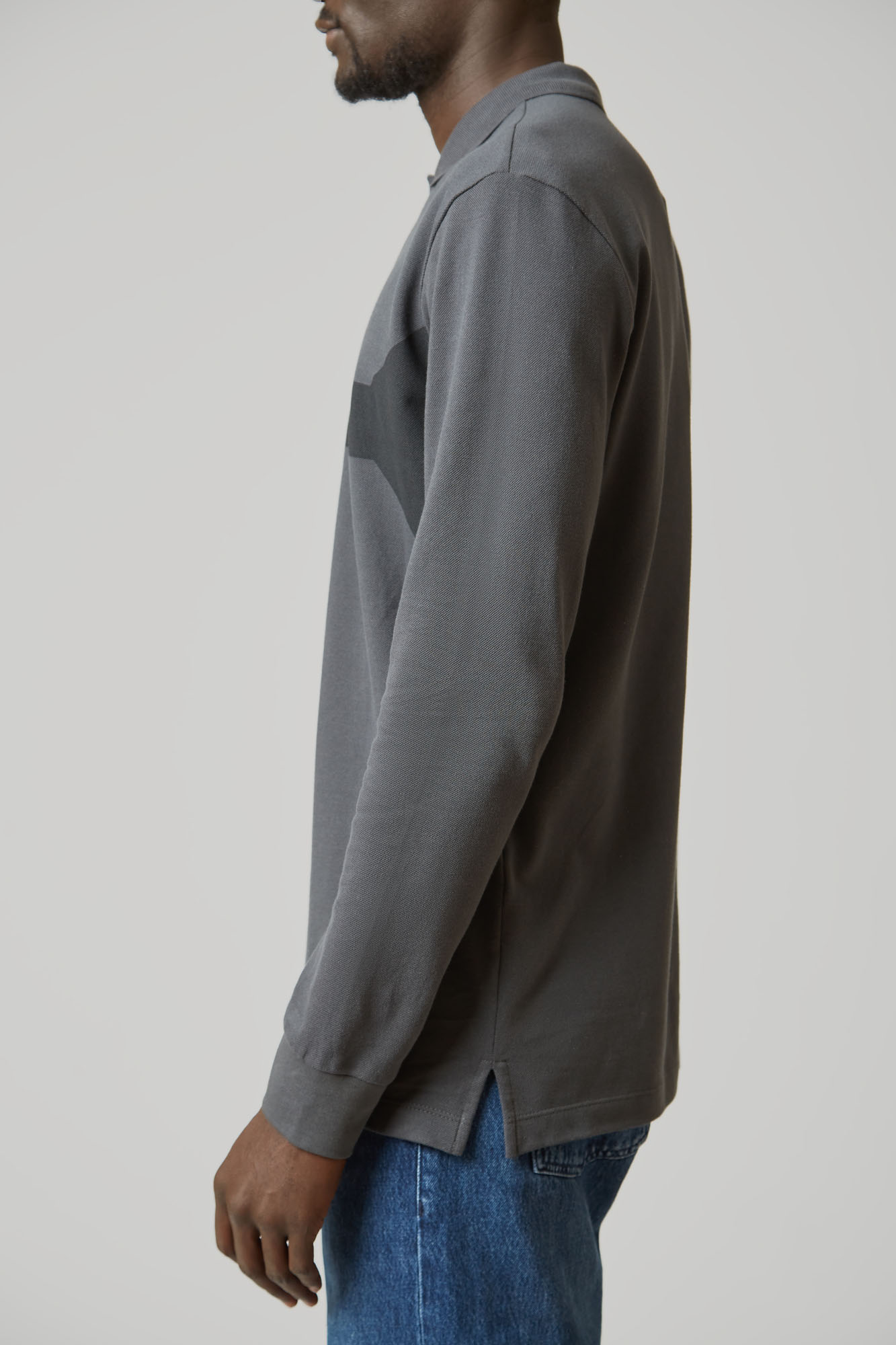 VM-ERK-22-312 Поло с длинным рукавом Van Mich Серый