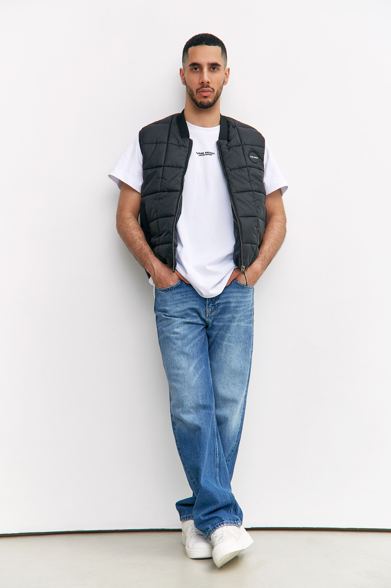 VM-231-33-012 Джинсы Straight  Van Mich Голубой