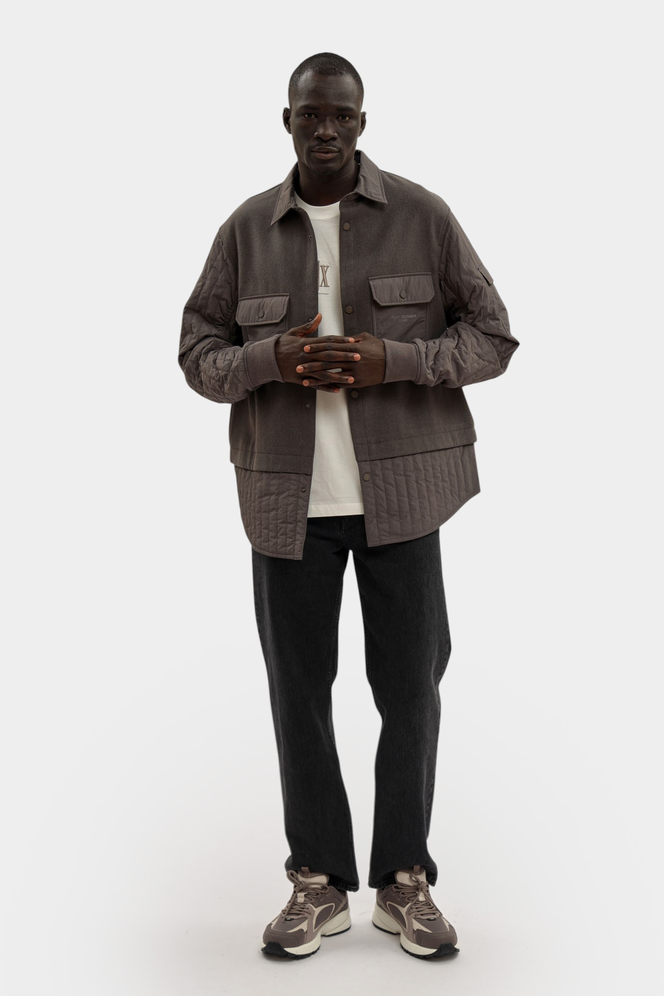 XM000969_AF18943 Куртка Armani Exchange Серый