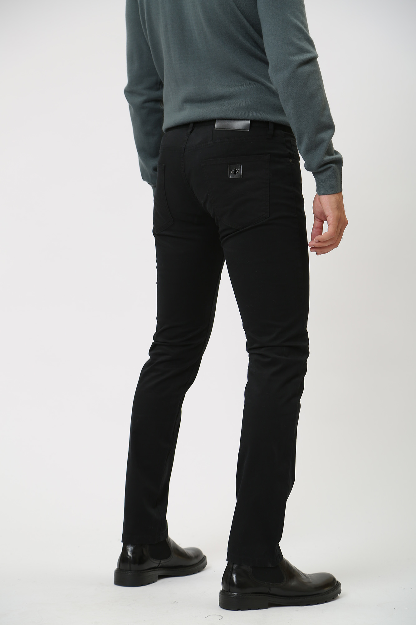 6RZJ13_ZN2LZ Брюки 5-карманные Armani Exchange Черный