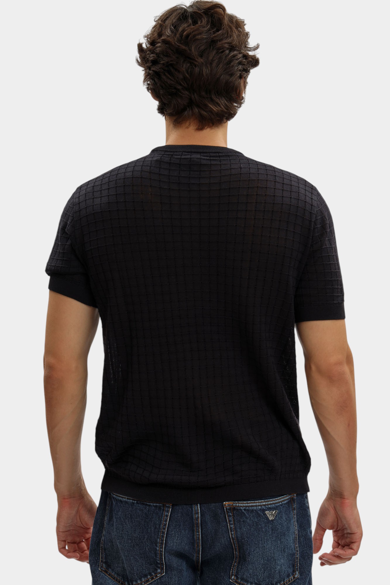 EM003504_ AF14113 Футболка Emporio Armani Синий