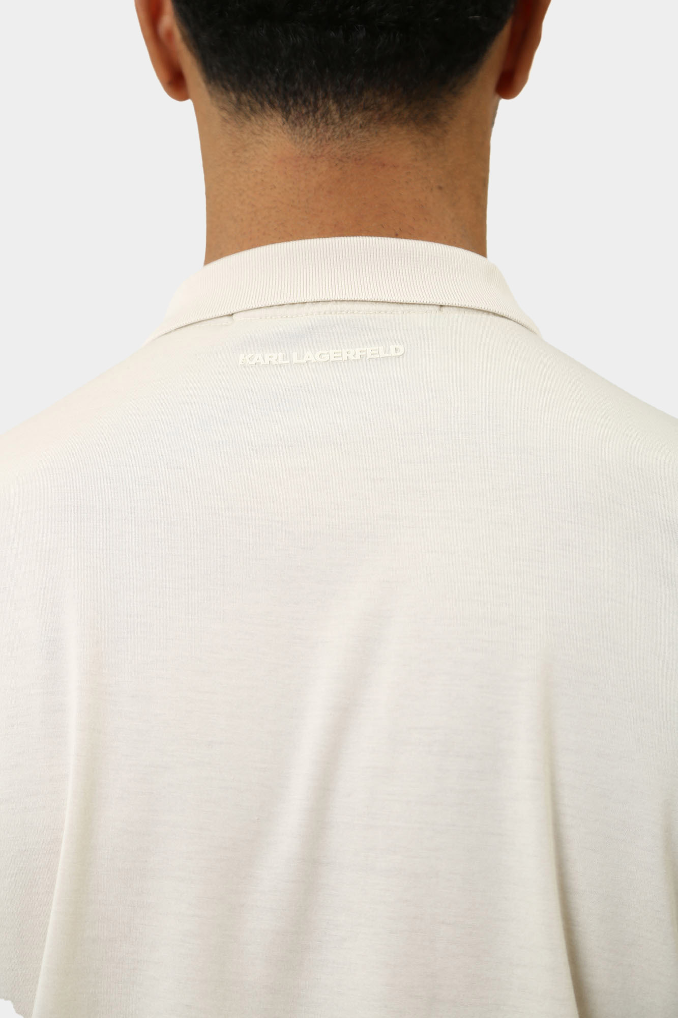 544200_745004 Поло Karl Lagerfeld Бежевый