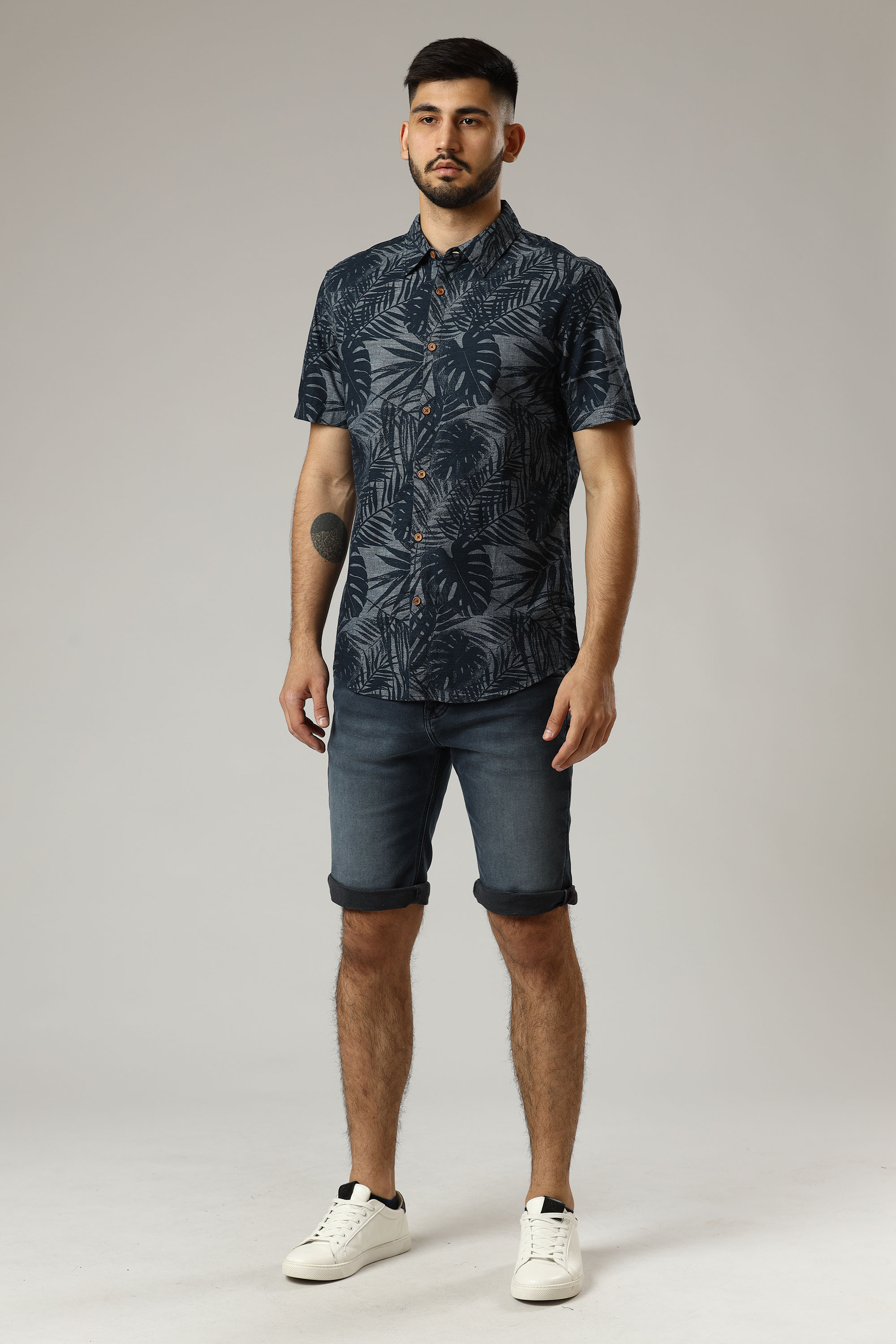 1012582-5000 Шорты джинсовые Mustang Синий