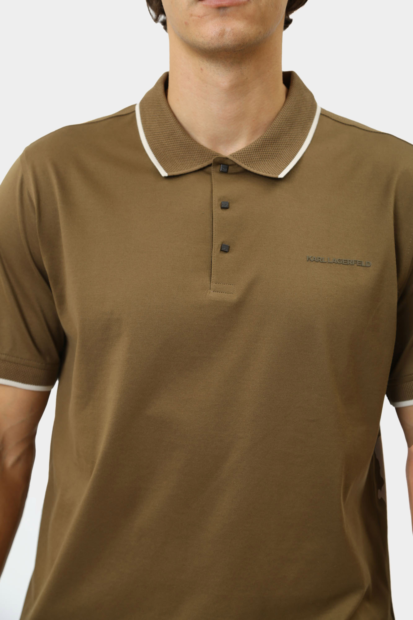 544200_745007 Поло Karl Lagerfeld Коричневый