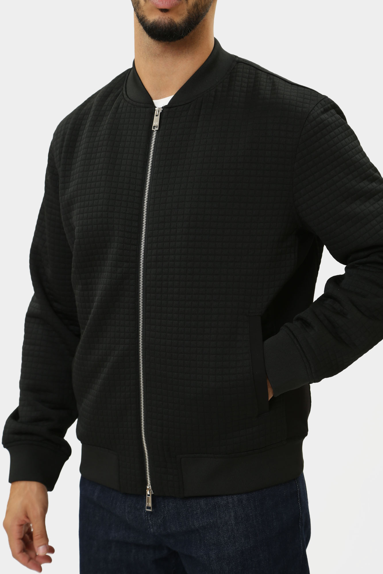 3DZBFW_ZJY8Z Бомбер Armani Exchange Черный