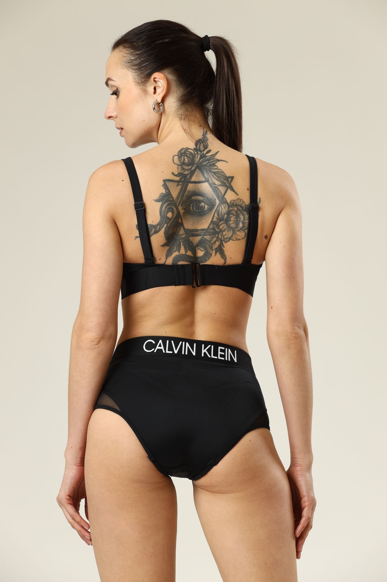 KW0KW01312_BEH верх от купального костюма calvin klein underwear 