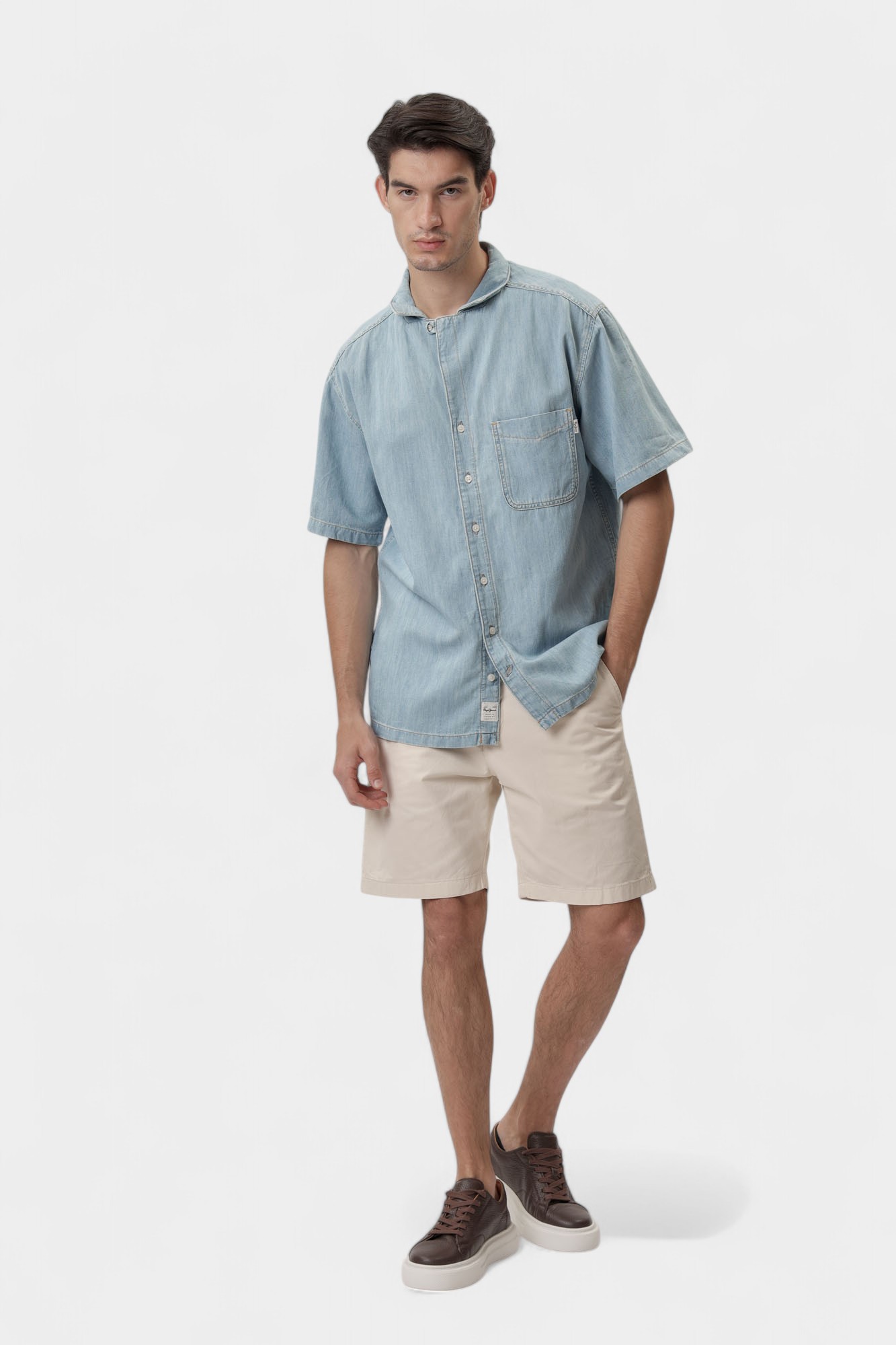 PM308820 Рубашка Pepe Jeans Голубой