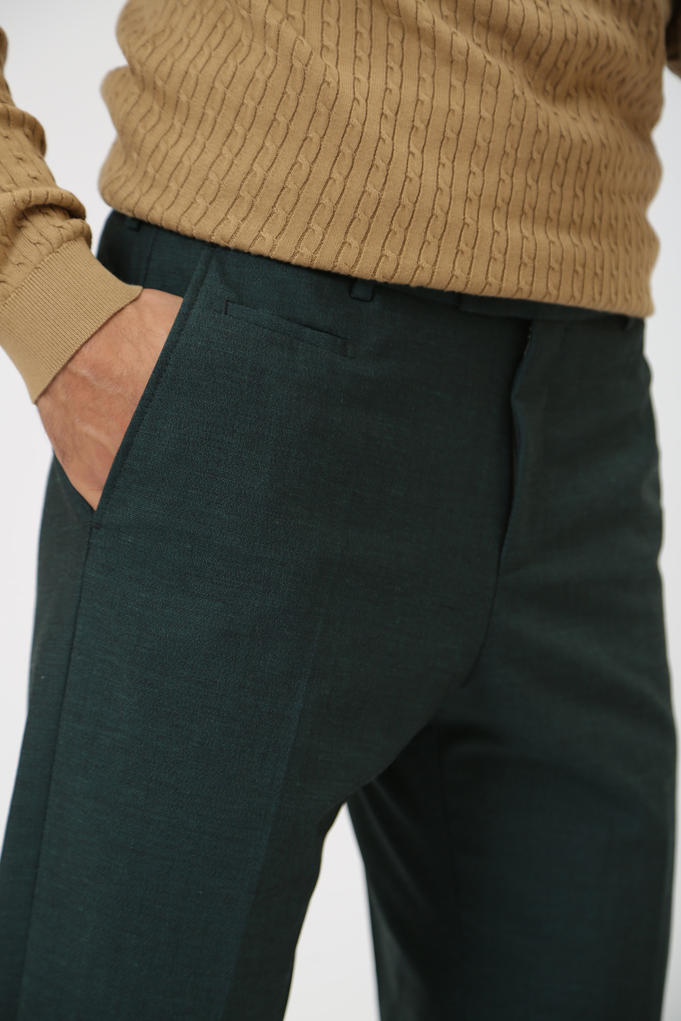 30038550_10016383 Брюки классические Strellson Зеленый