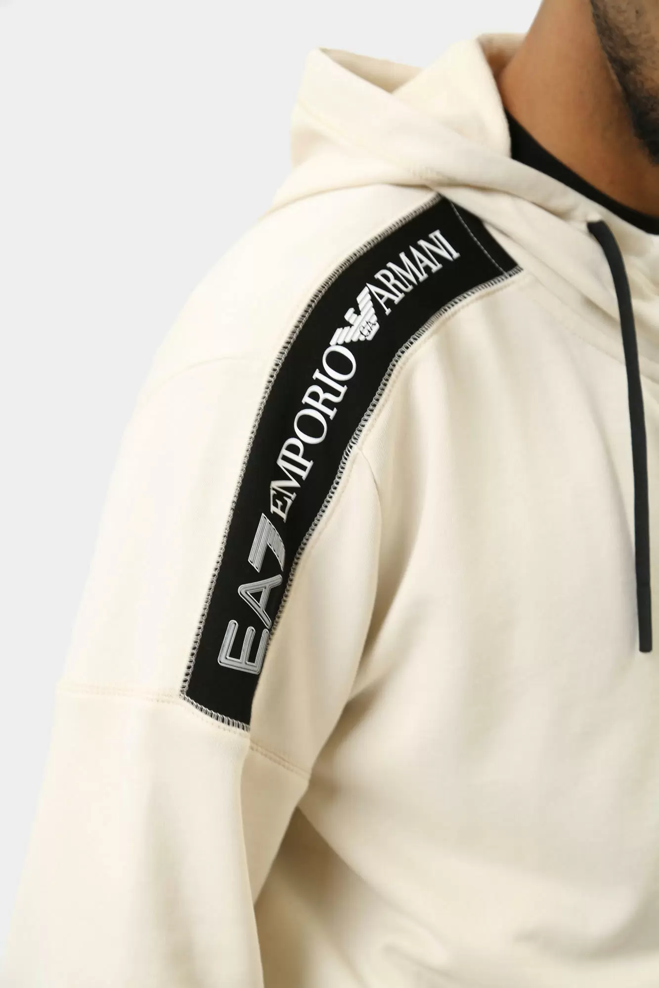 6DPM12_PJOGZ Толстовка с капюшоном EA7 Бежевый