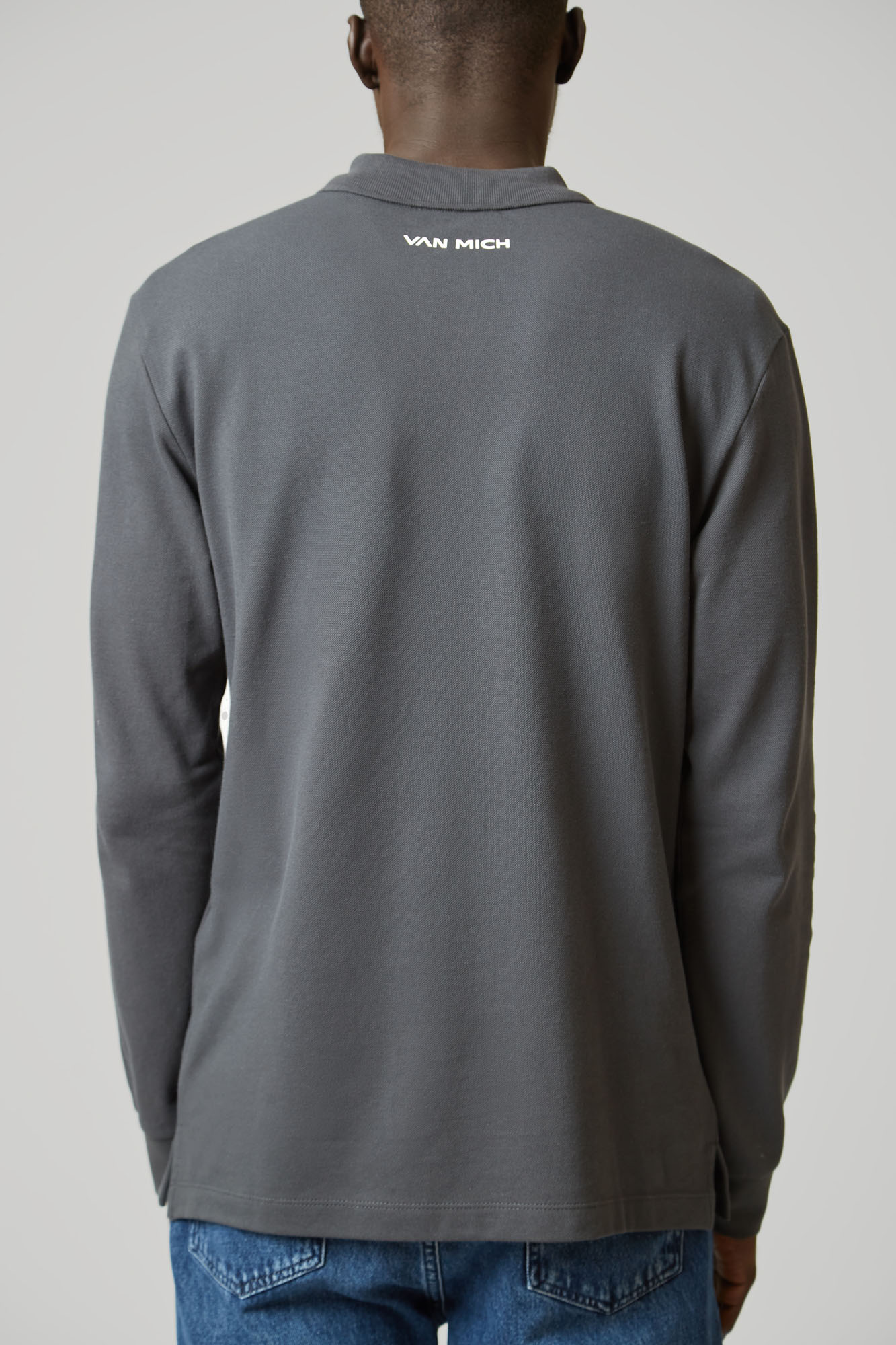 VM-ERK-22-312 Поло с длинным рукавом Van Mich Серый