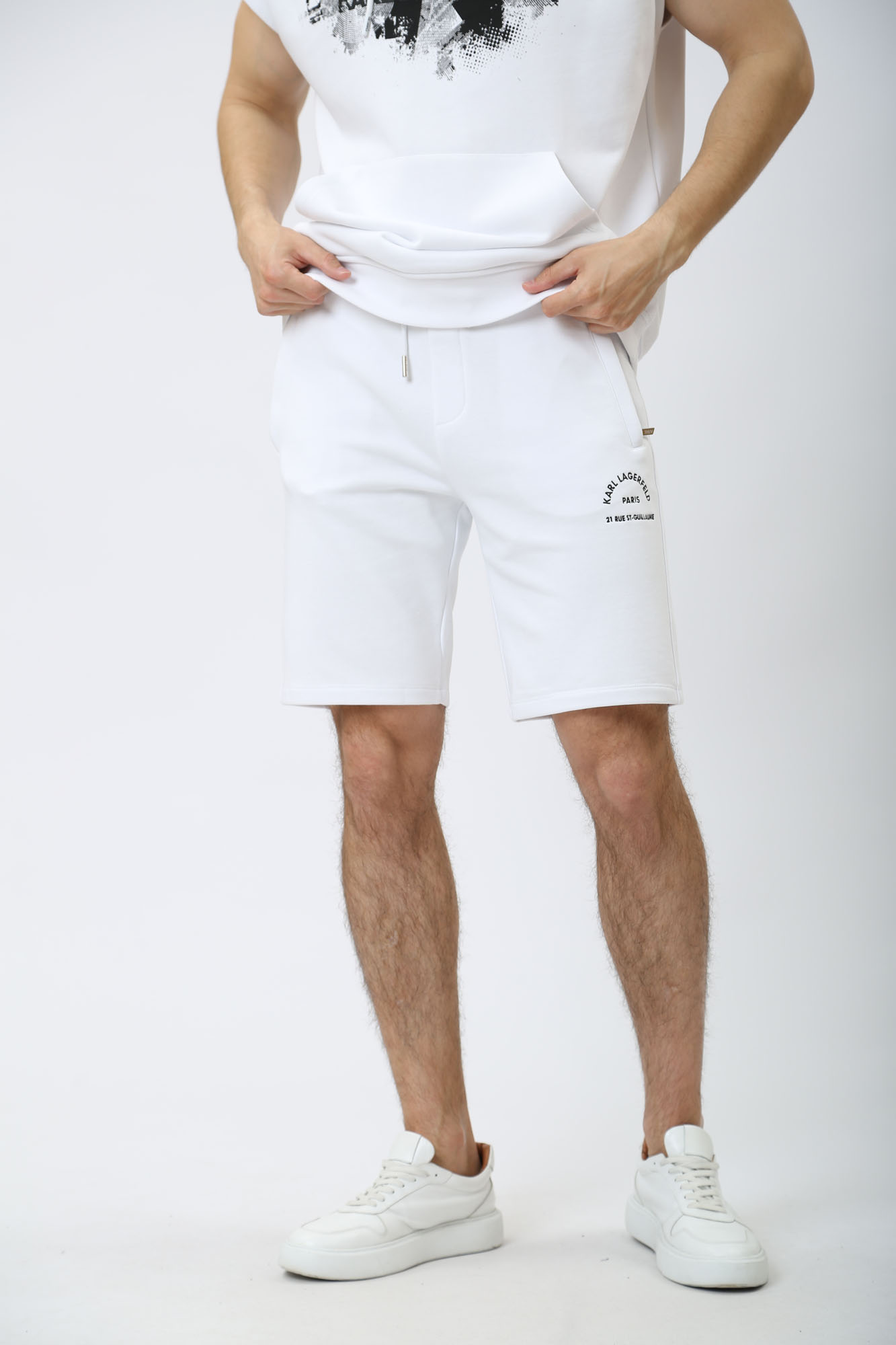 542900_705037 Шорты трикотажные Karl Lagerfeld Белый