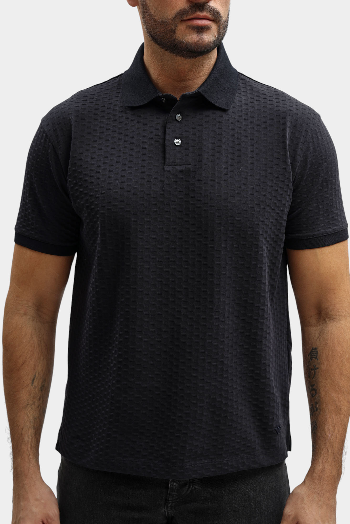 EM001295_AF10762 Поло Emporio Armani Серый