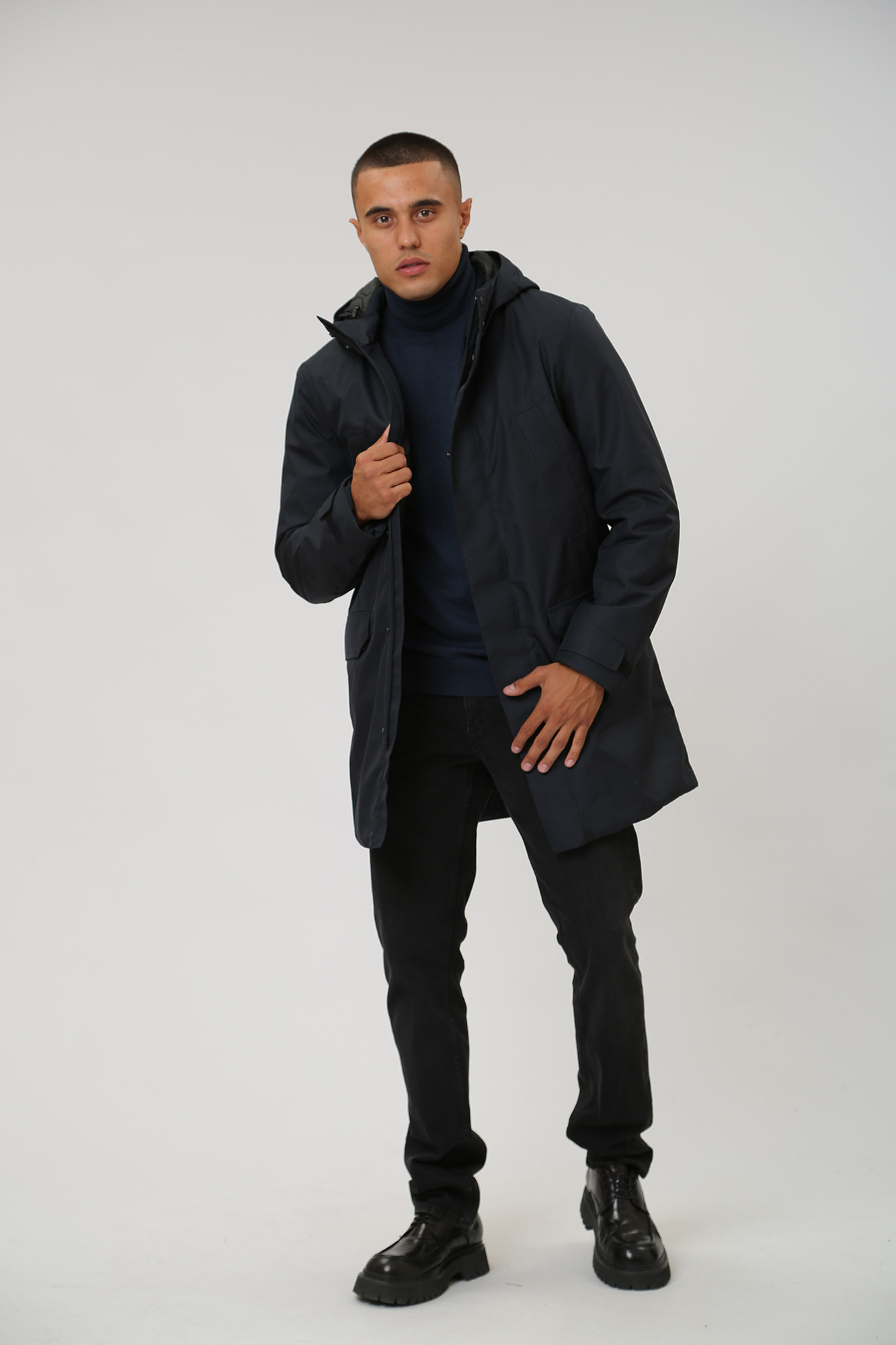 M3621DT3026F1 Куртка удлиненная Geox Синий