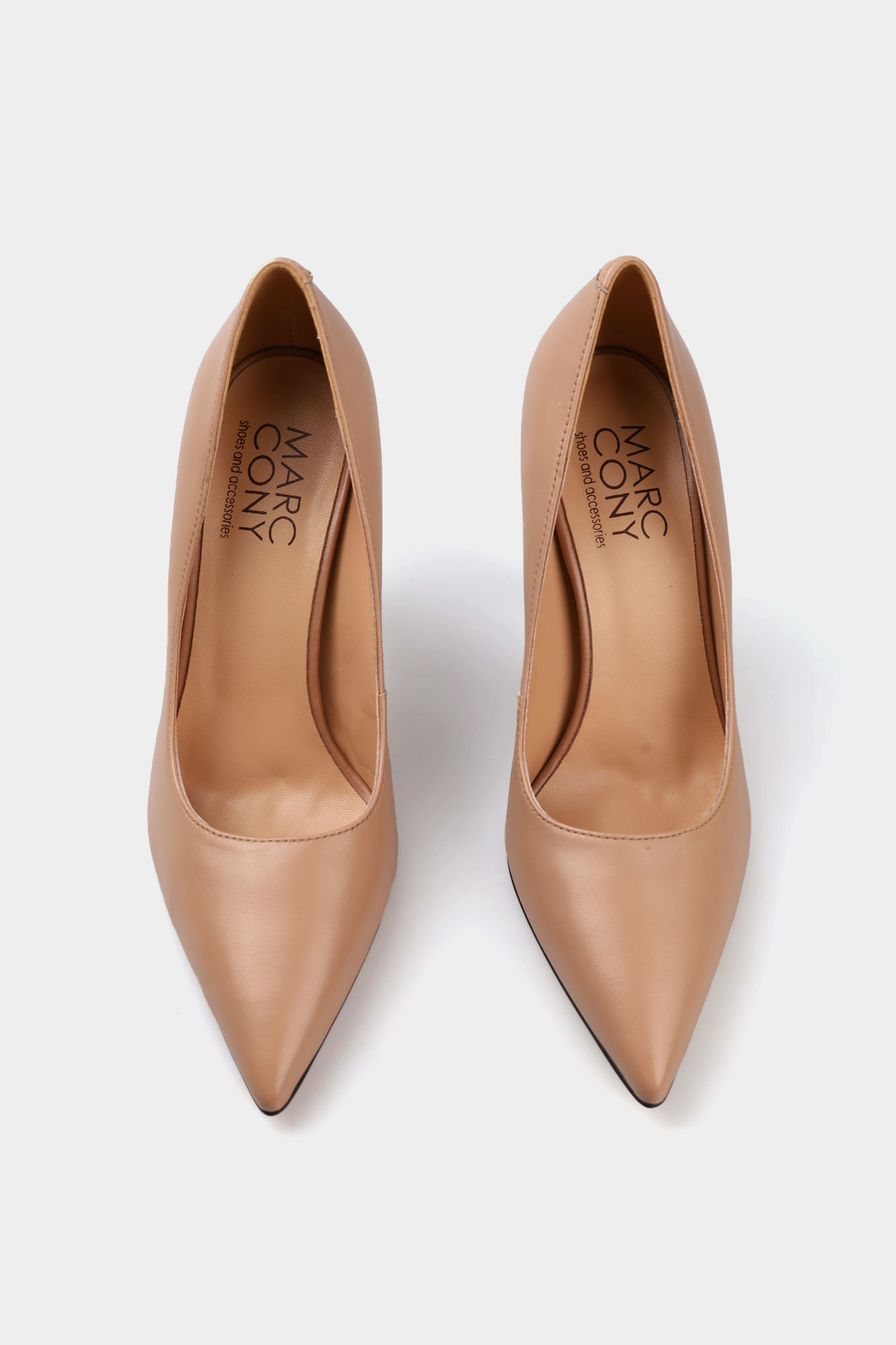 MC19775-WL/8 нат.кожа Туфли лодочки жен кожа беж. Лодочки Marc Cony Бежевый