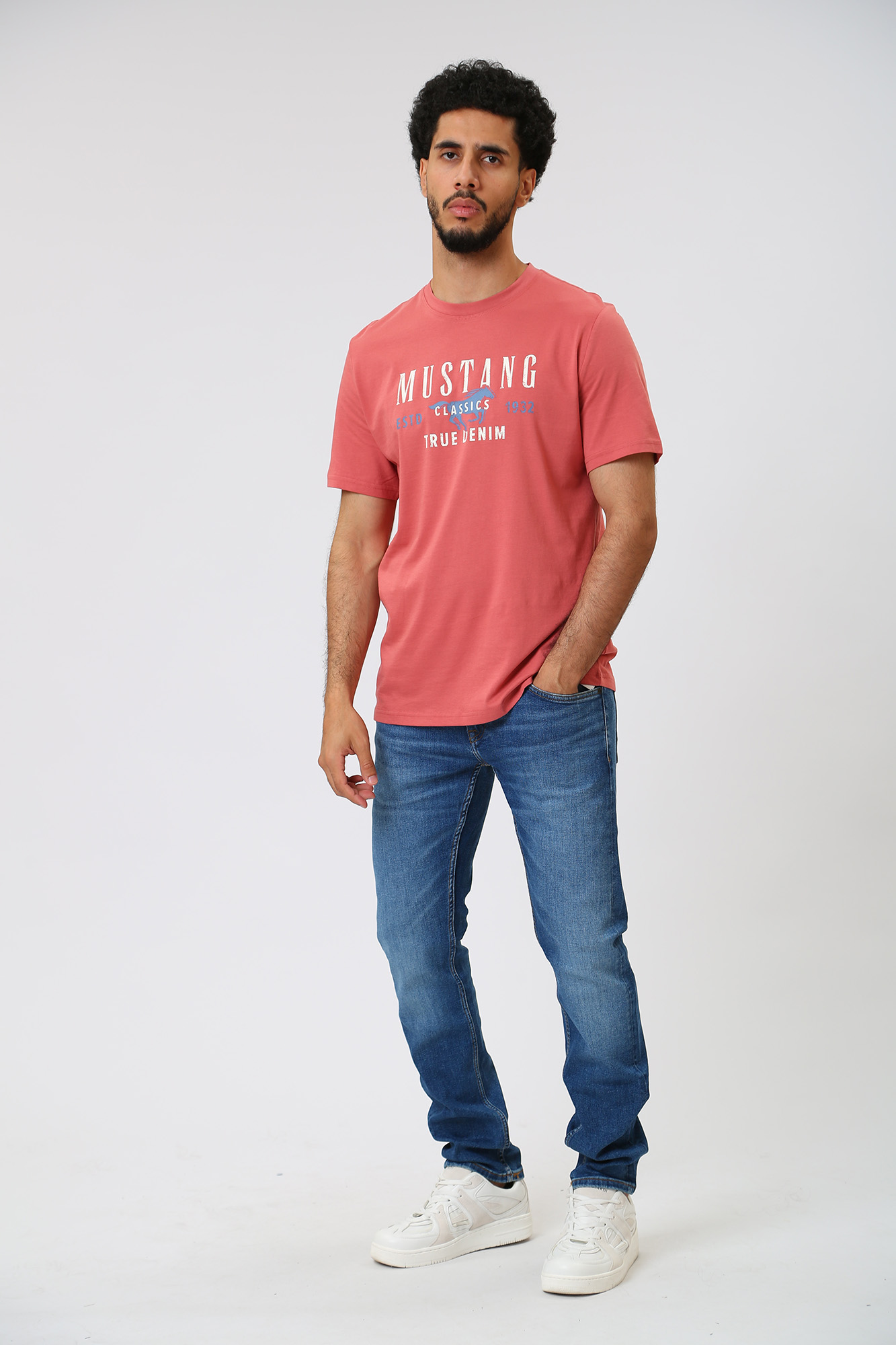 1013731-5000 Брюки джинсовые Mustang Синий