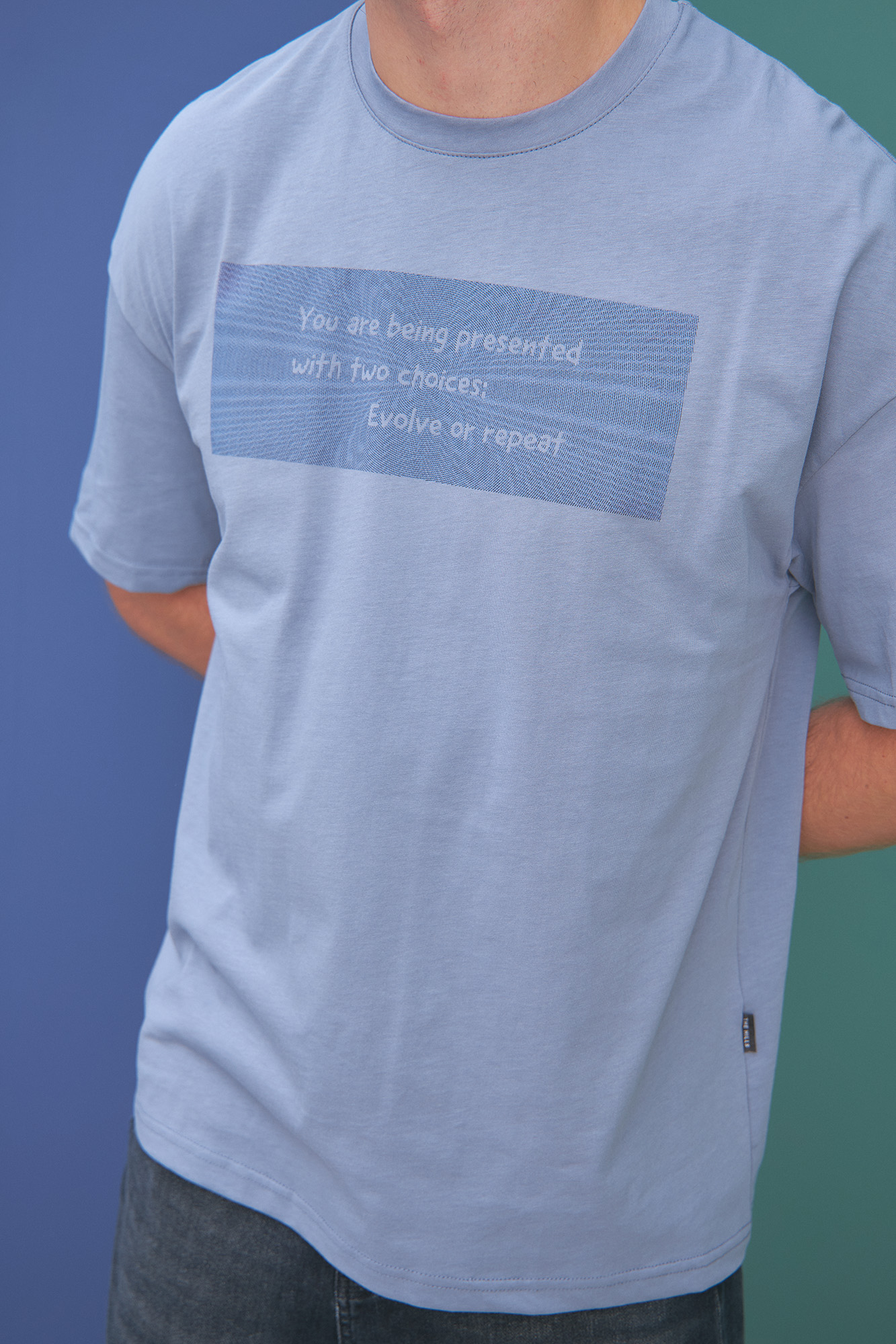 M-232-P-22-0057 Футболка The Hills Синий