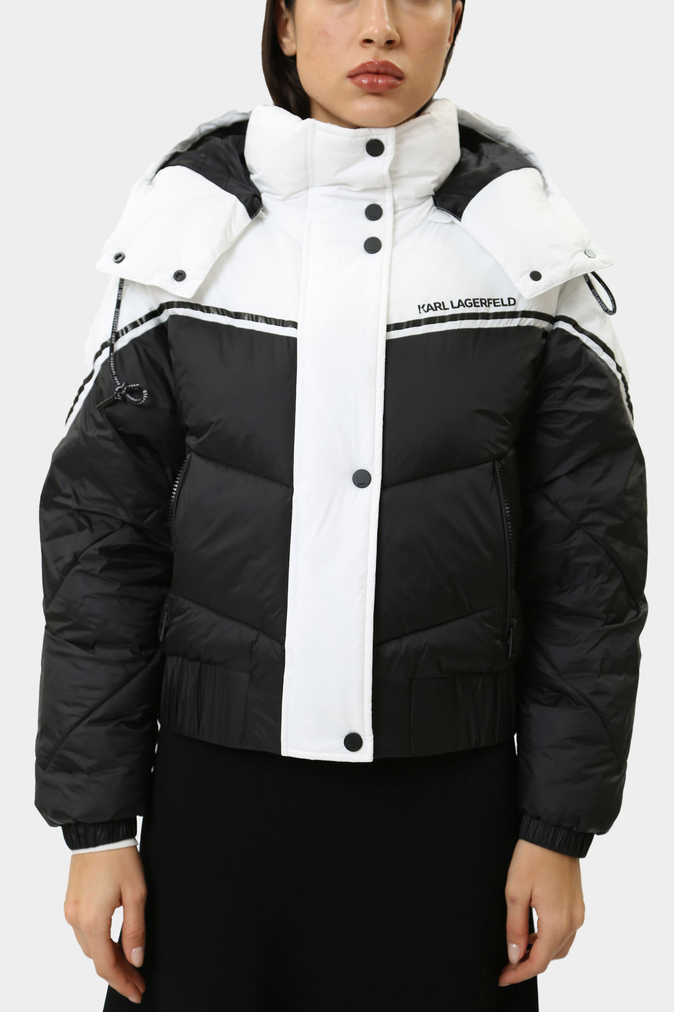 245W1505 куртка пуховая karl lagerfeld 