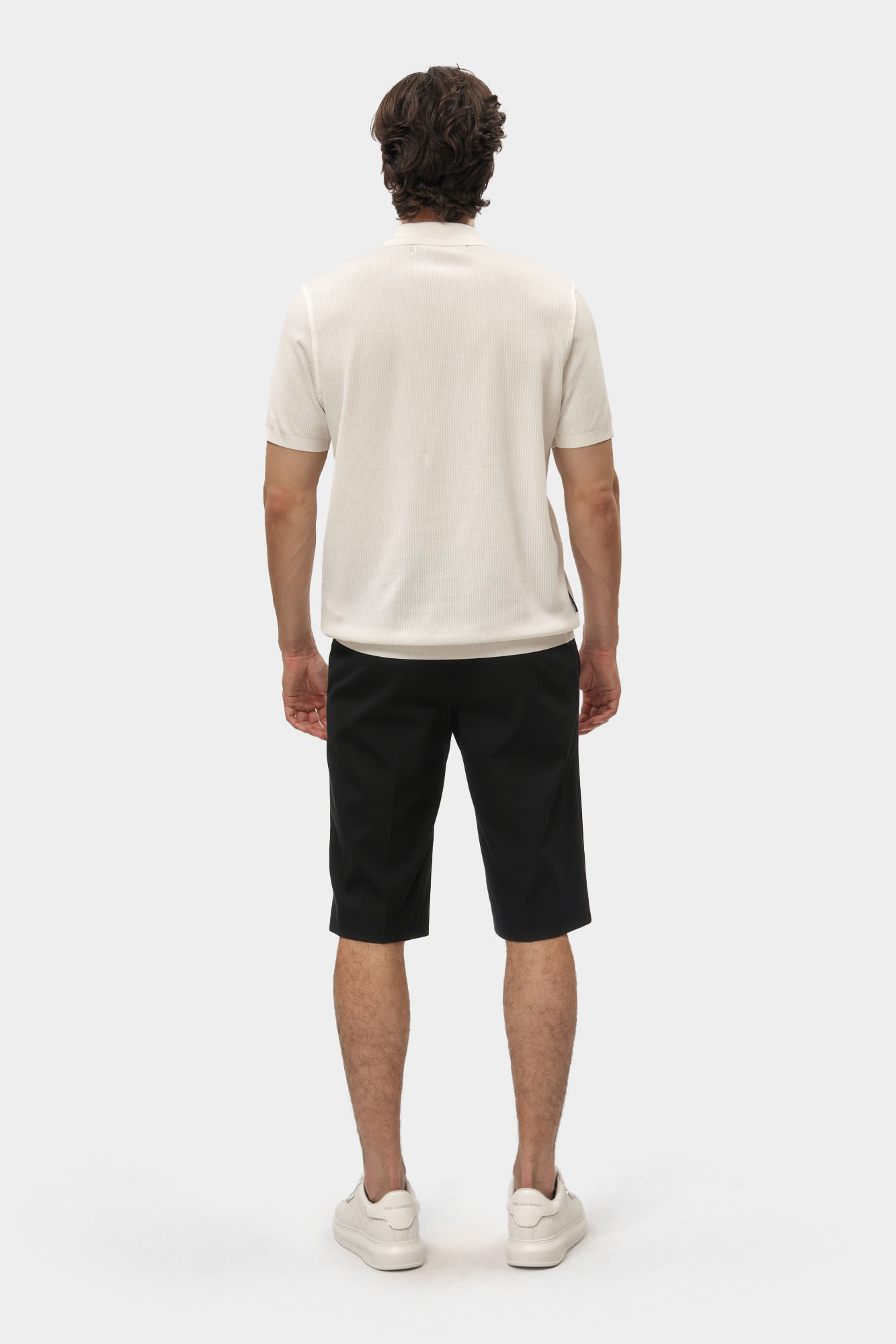 Поло Karl Lagerfeld Молочный