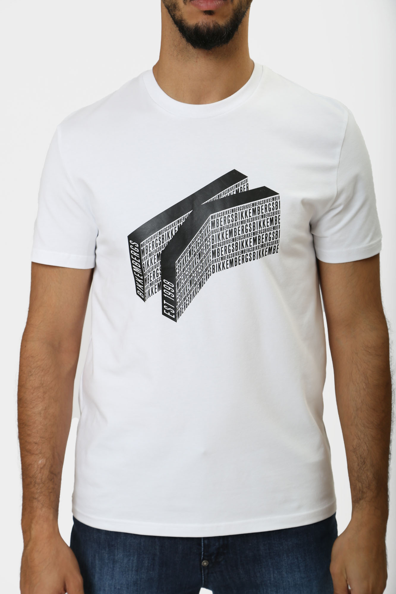 PBMT0248 Футболка Bikkembergs Белый