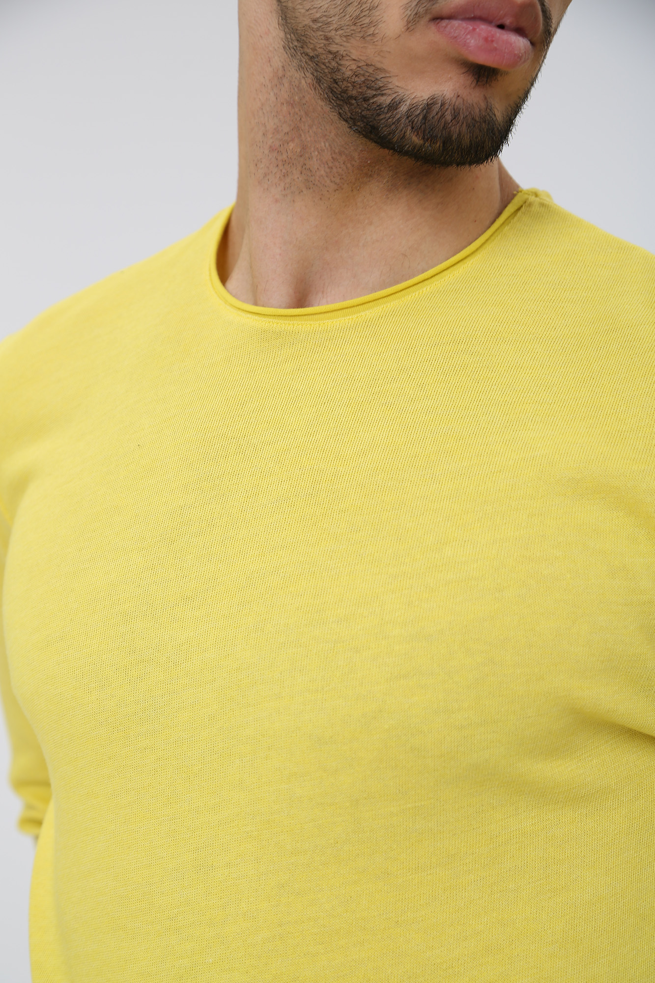 30018728_10008529 Футболка д/р Strellson Желтый