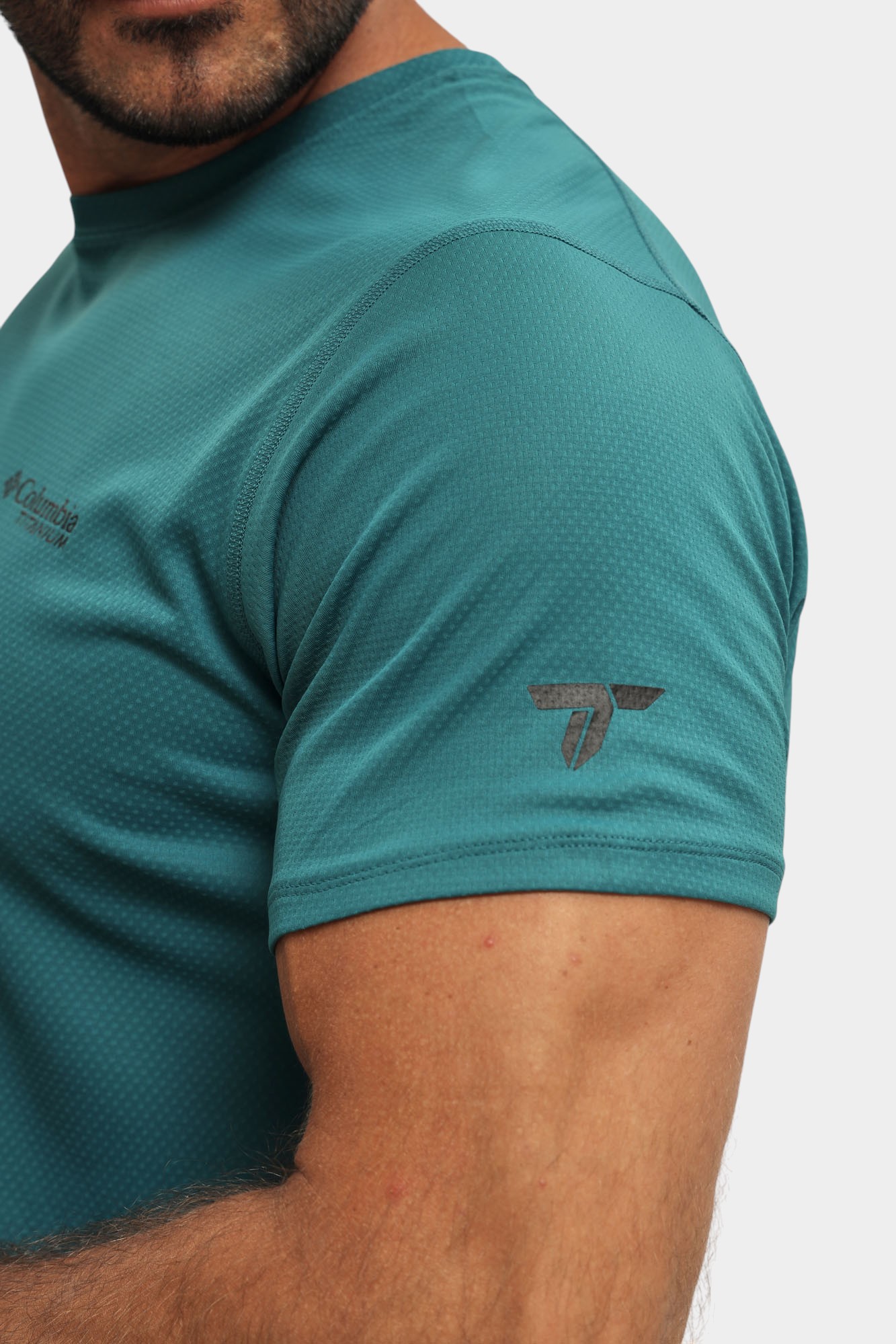 2071891 Футболка Columbia Бирюзовый