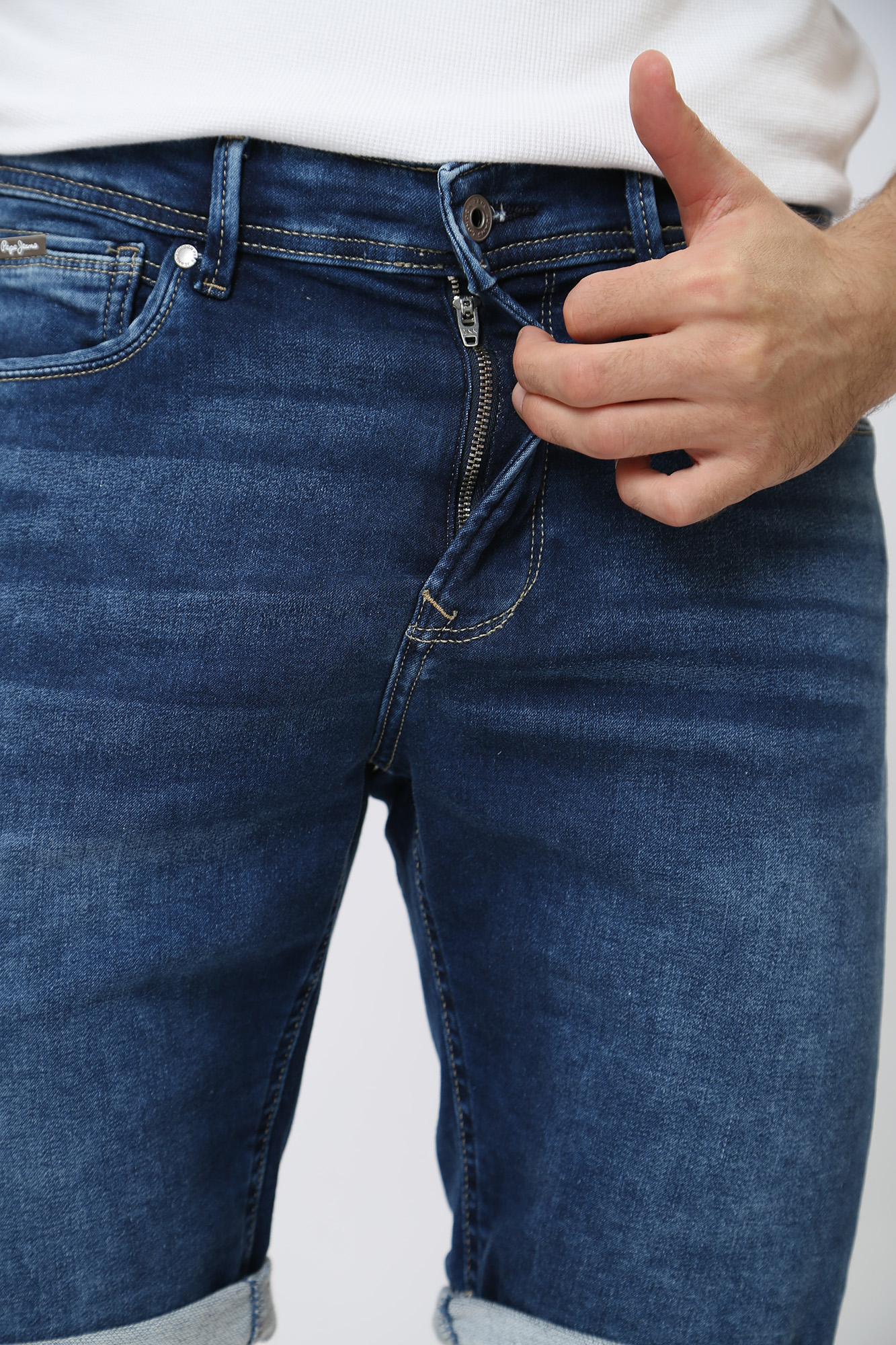 PM801022CQ8 Шорты джинсовые Pepe Jeans Синий