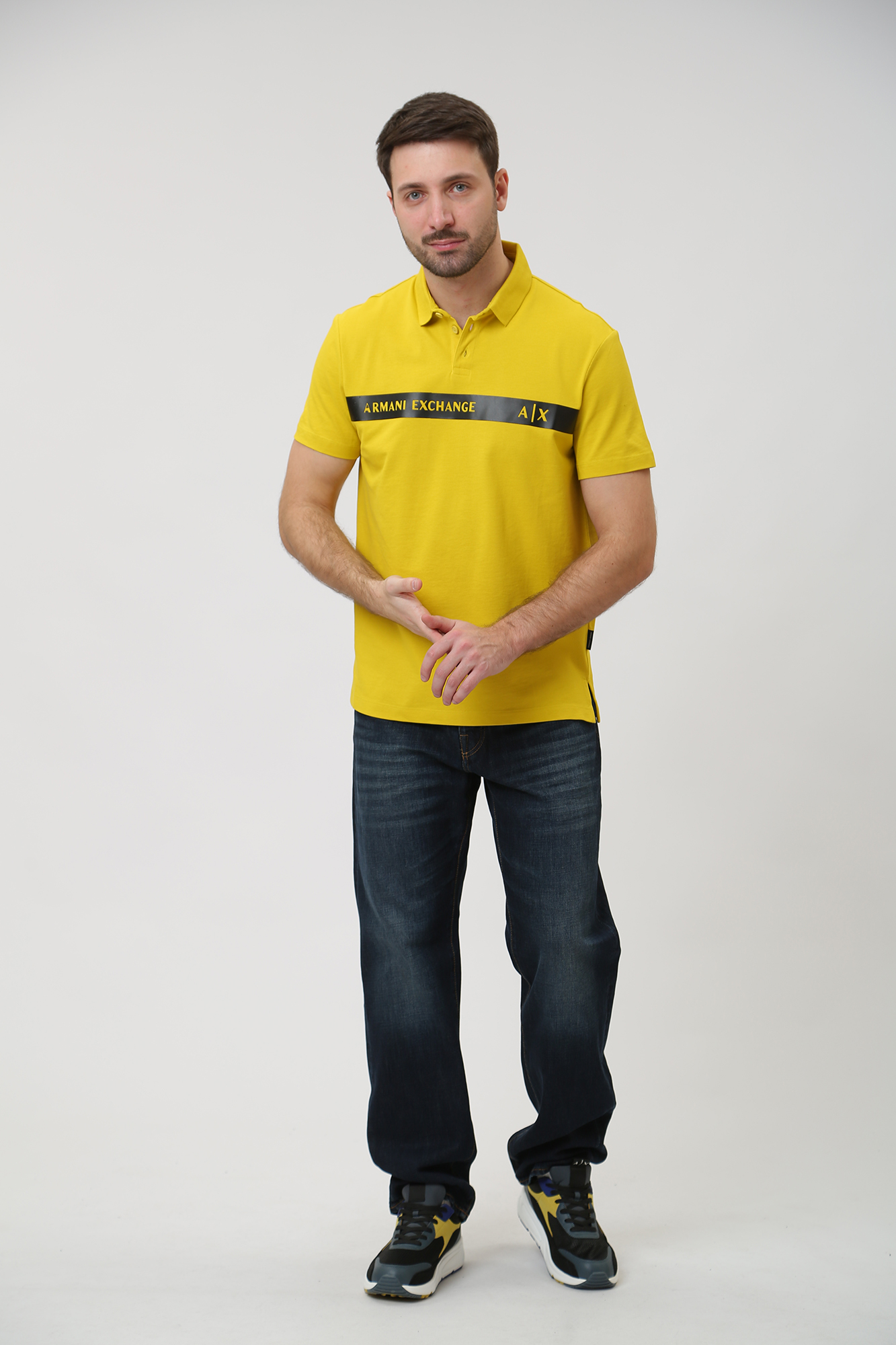 3DZJ88_Z1UYZ Брюки джинсовые Armani Exchange Синий