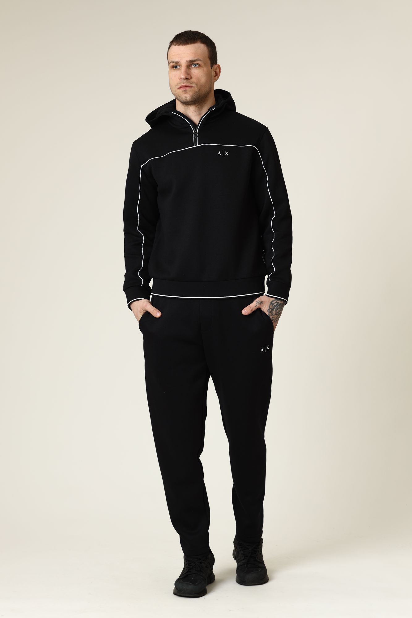 3KZPGA_ZJ3JZ Брюки спортивные Armani Exchange Черный