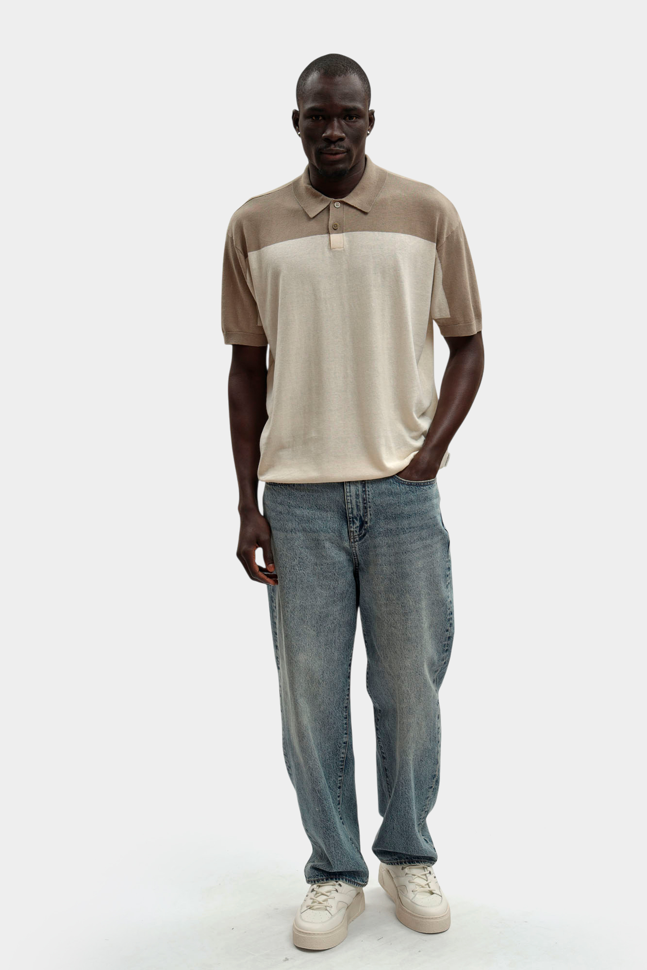 XM002151_AF22062 Поло Armani Exchange Бежевый