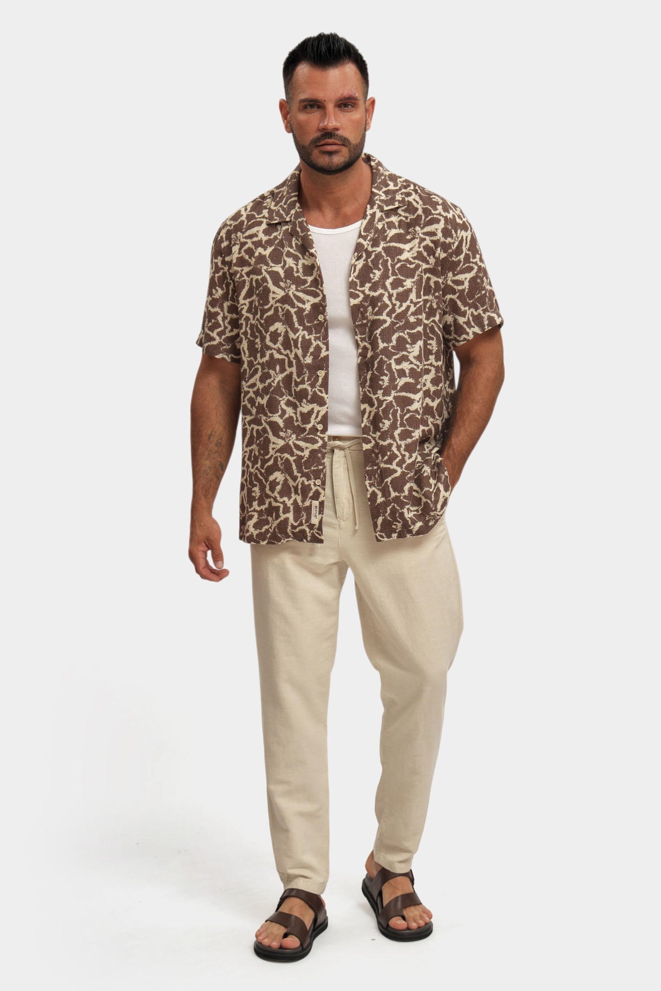 Брюки Mustang Бежевый