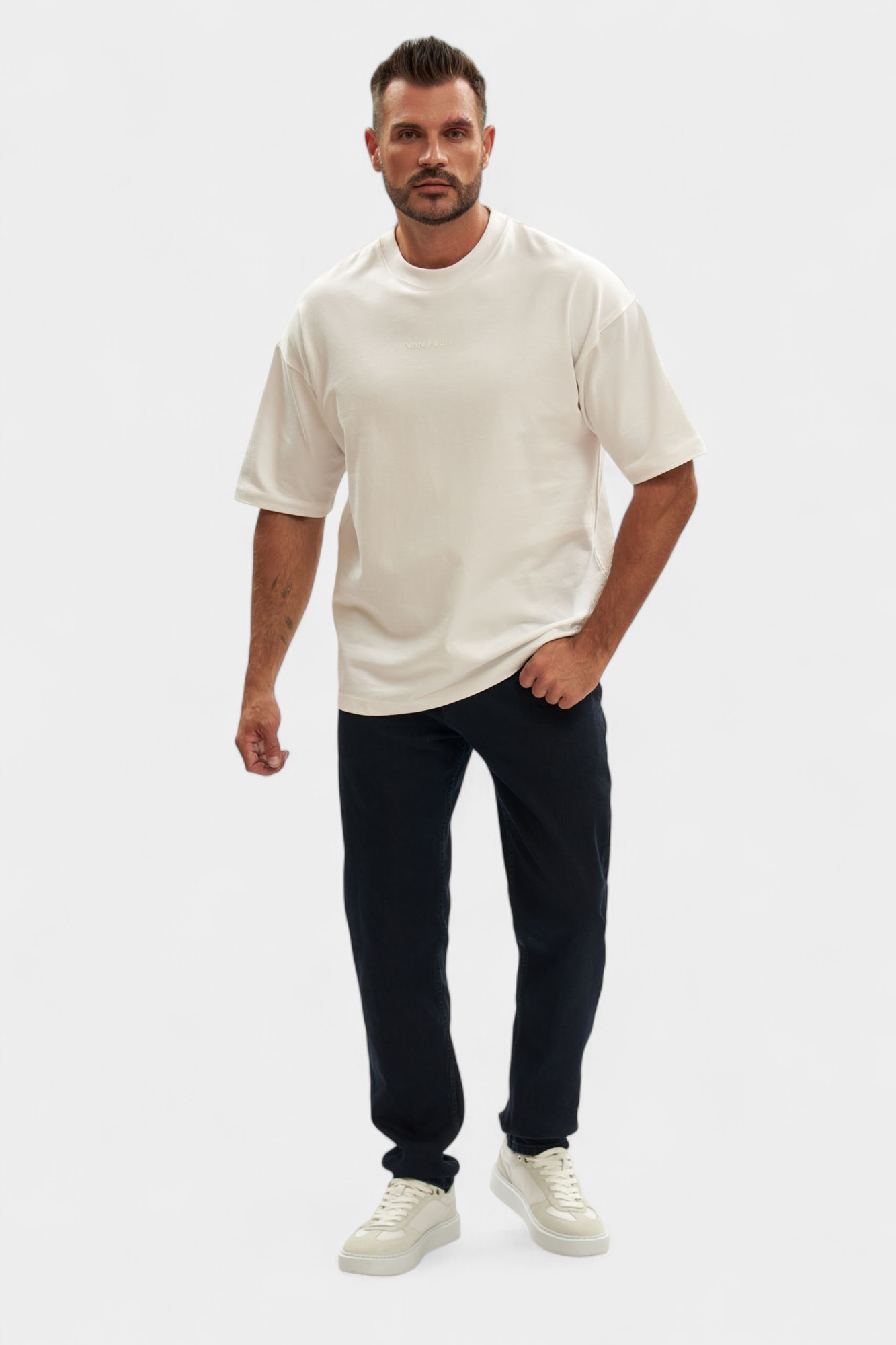 VM-OMA-33-558 Джинсы Van Mich Серый