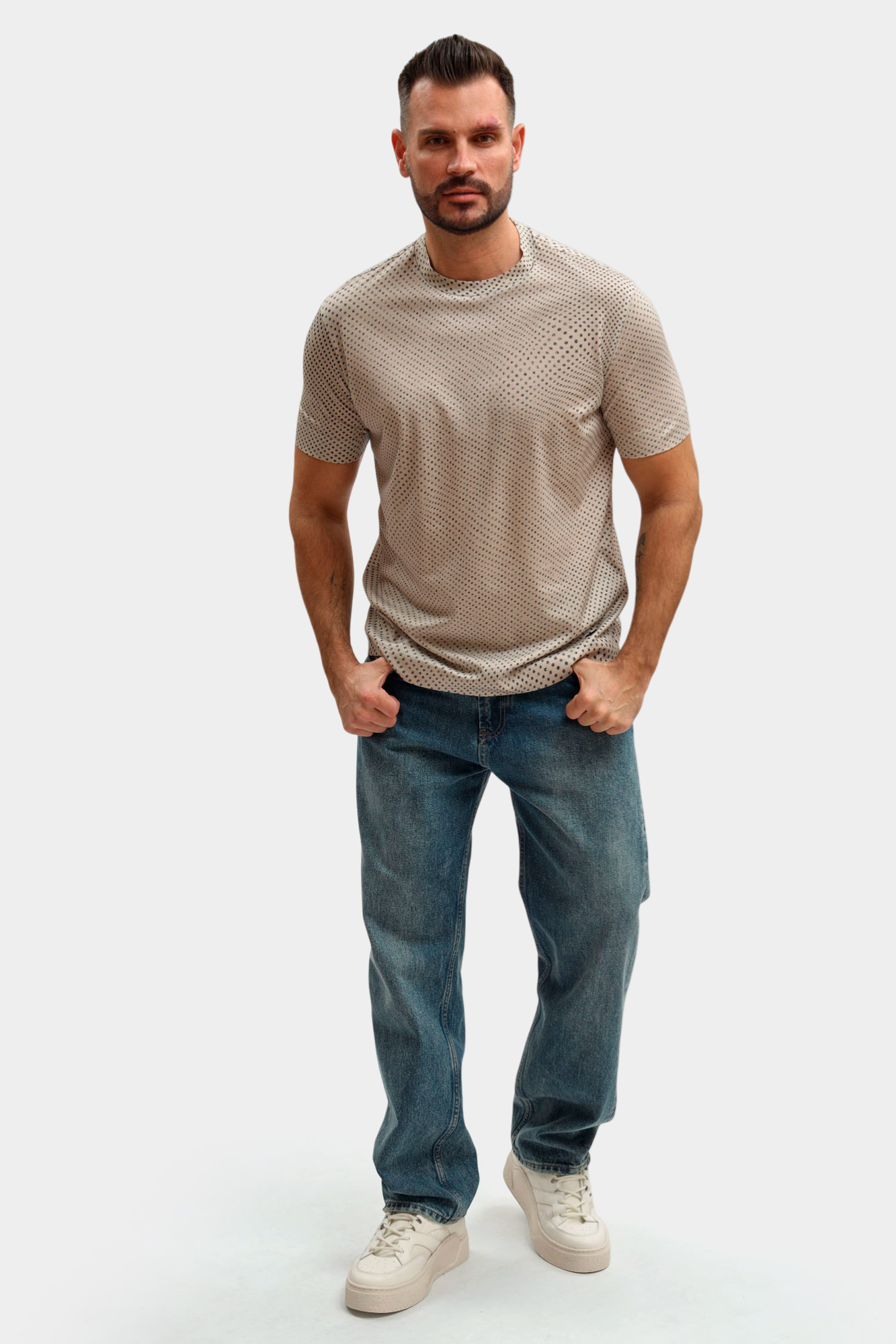 EM005270_AF24857 Футболка Emporio Armani Бежевый