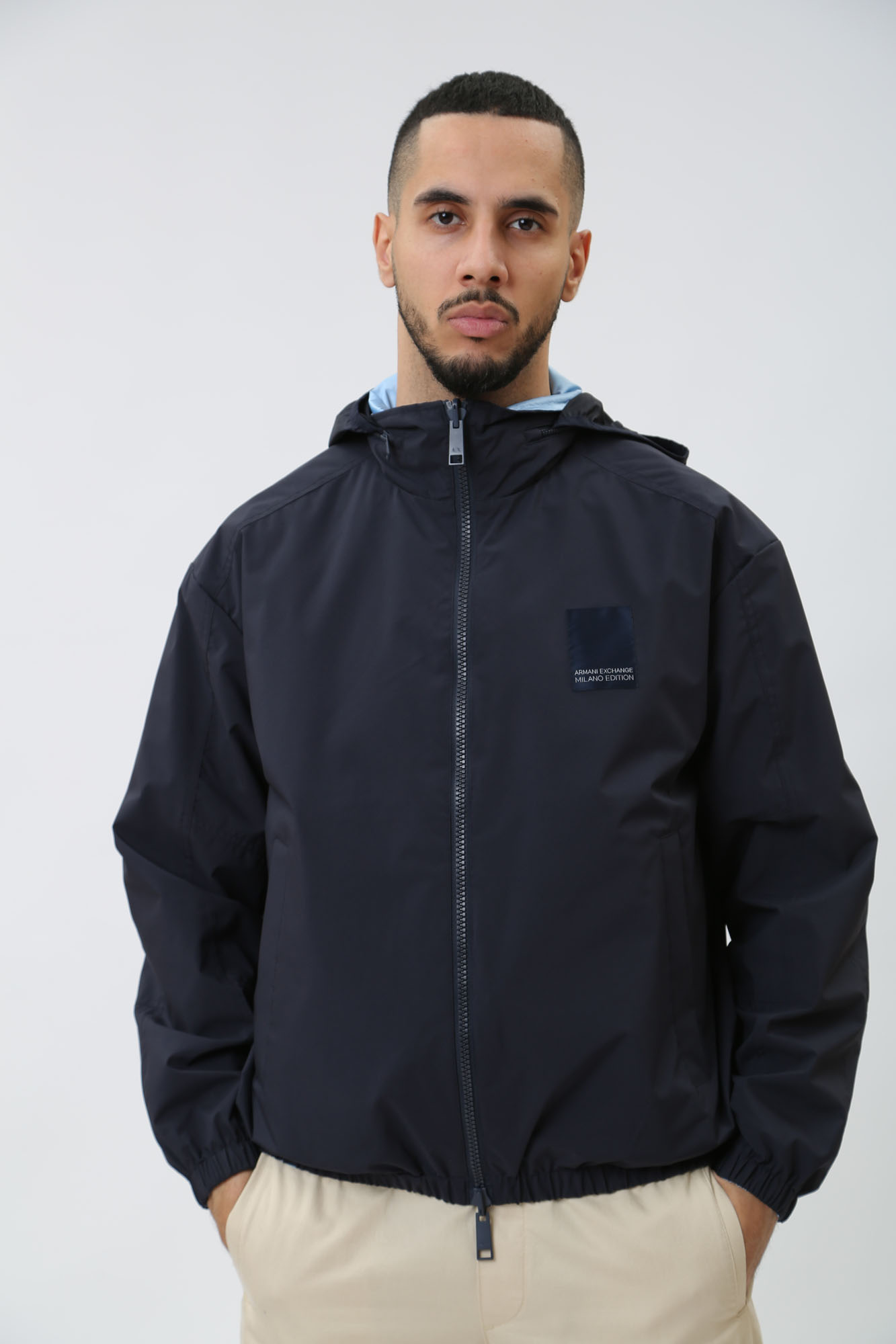 3DZB06_ZNB7Z Ветровка двусторонняя Armani Exchange Синий