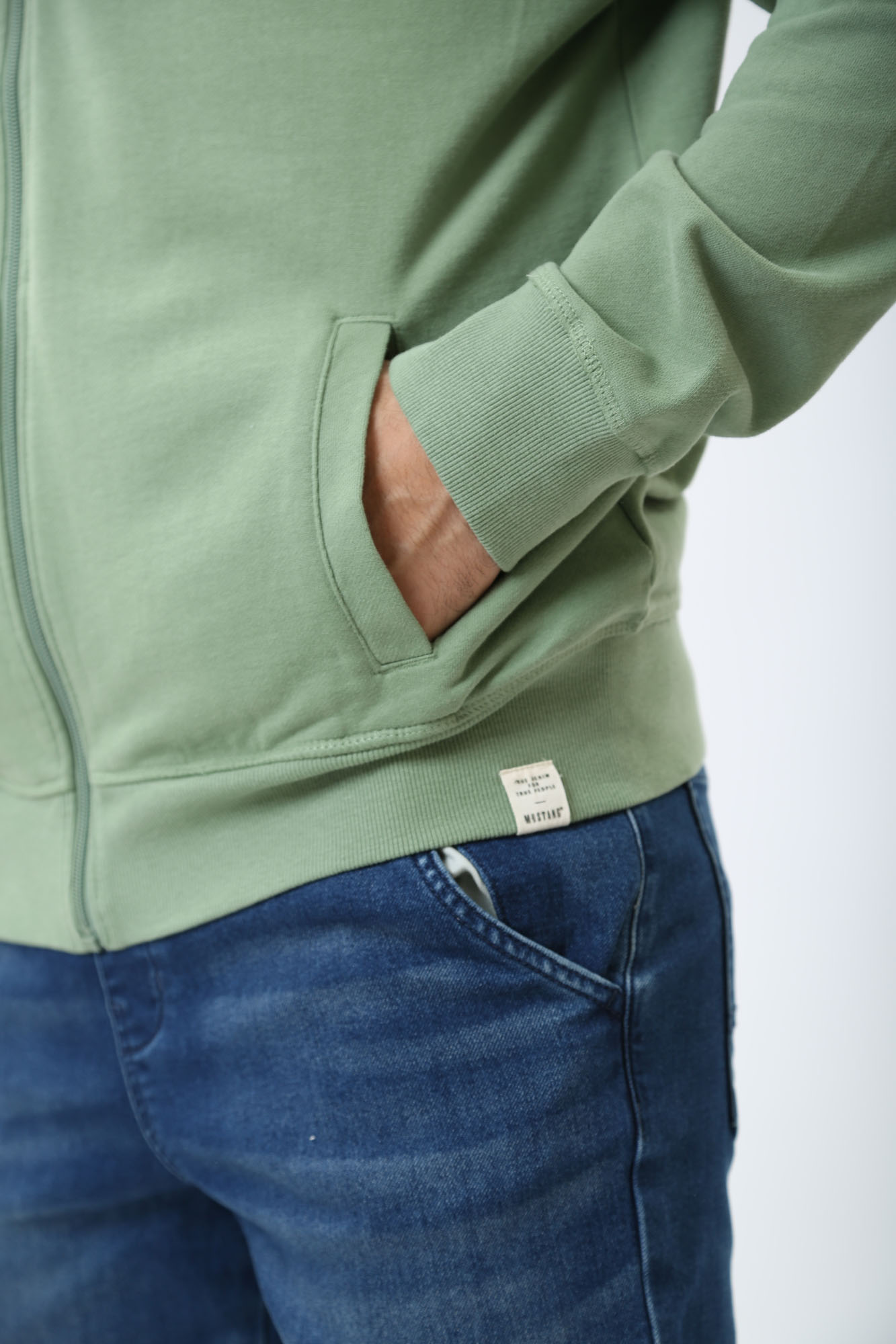 1014795 Толстовка Mustang Зеленый