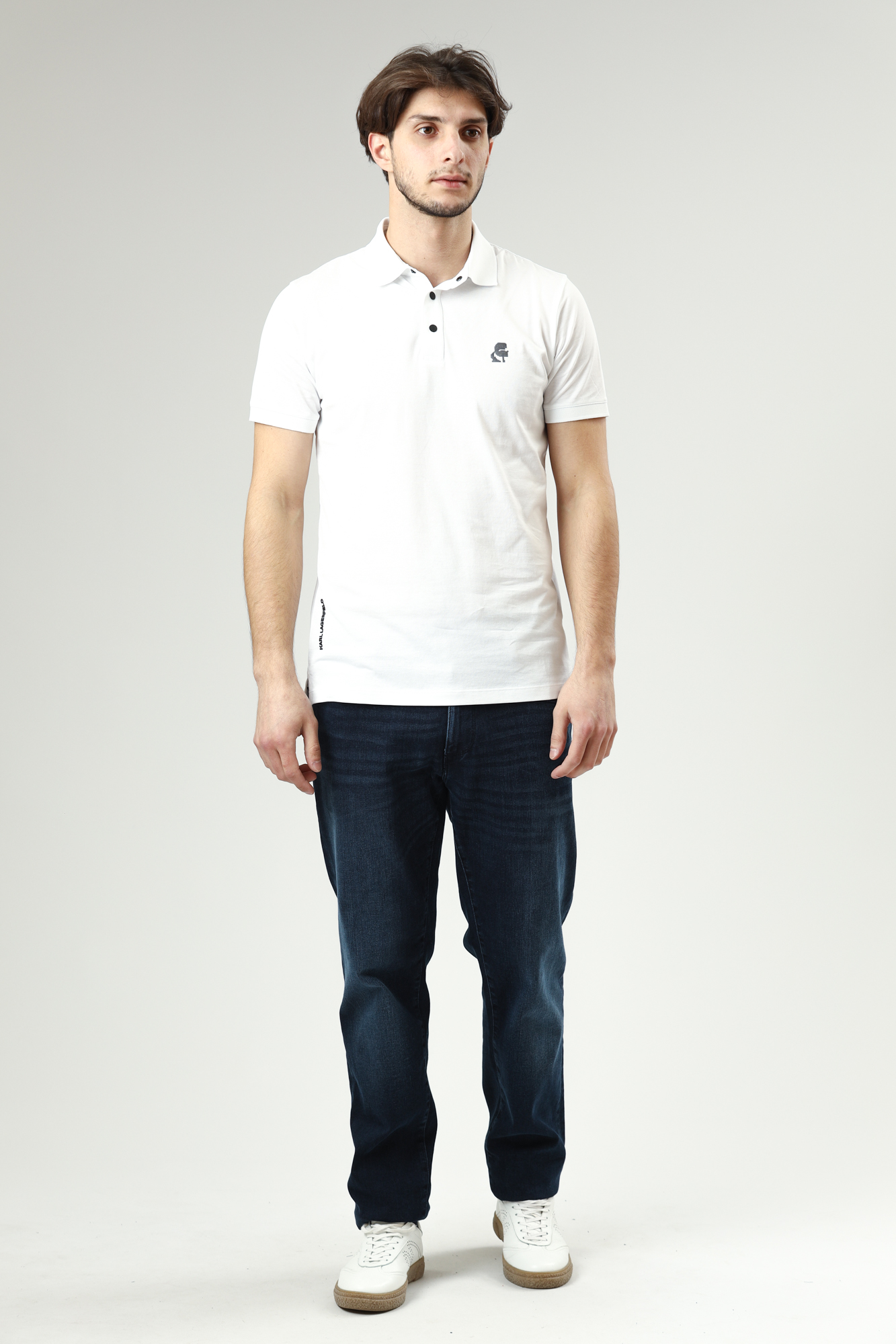 512230_745025 Поло Karl Lagerfeld Белый