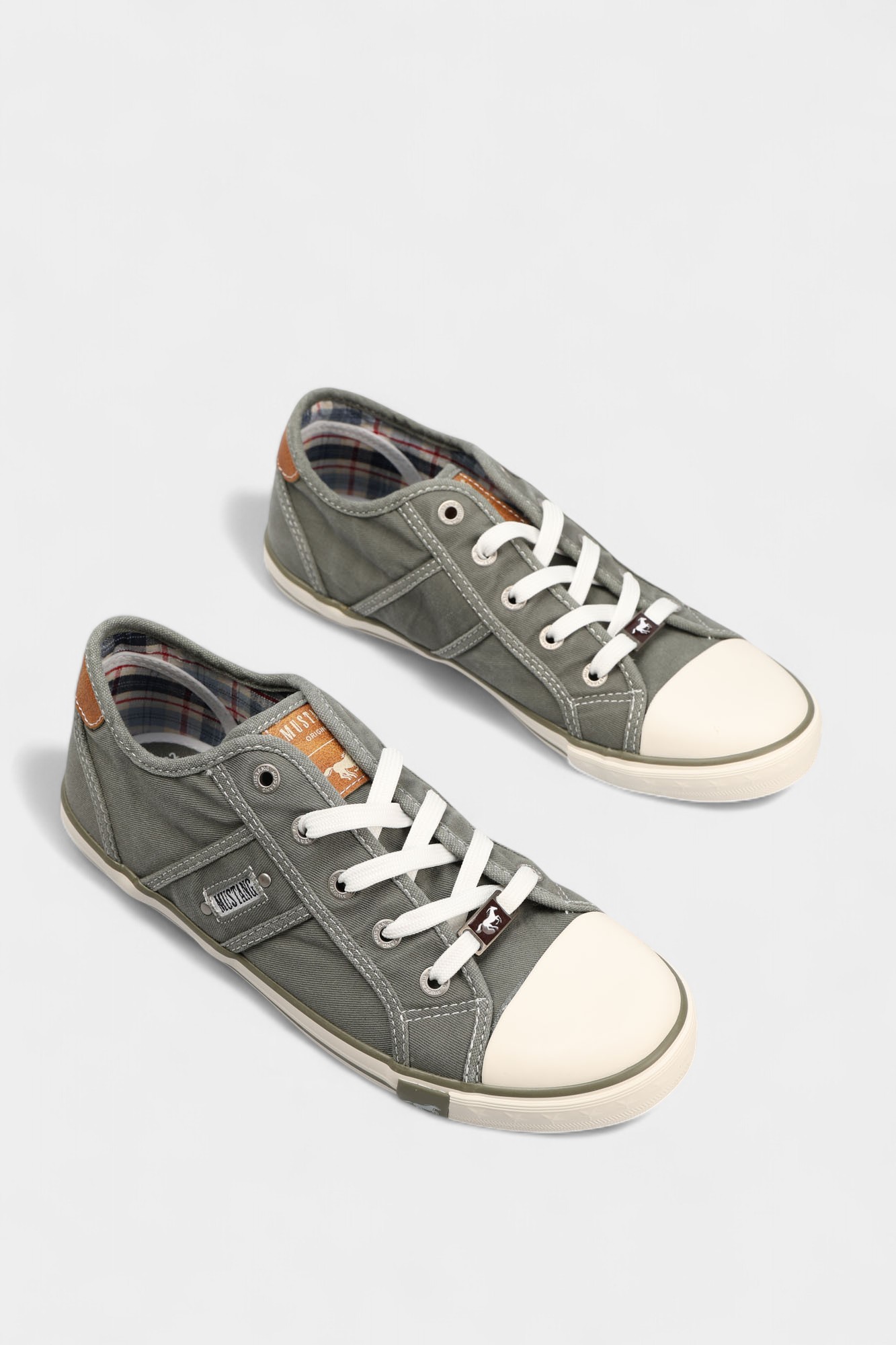 1099-310 Кеды Mustang Серый