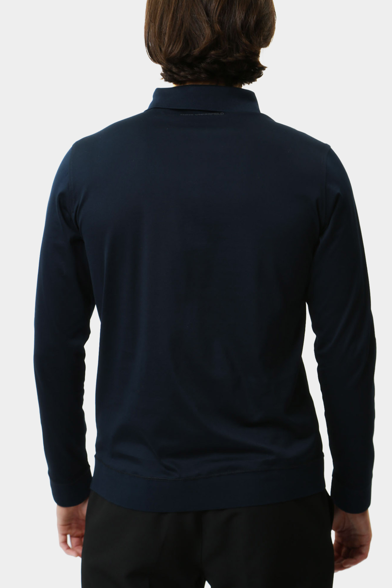 544200_745002 Поло с длинным рукавом Karl Lagerfeld Синий