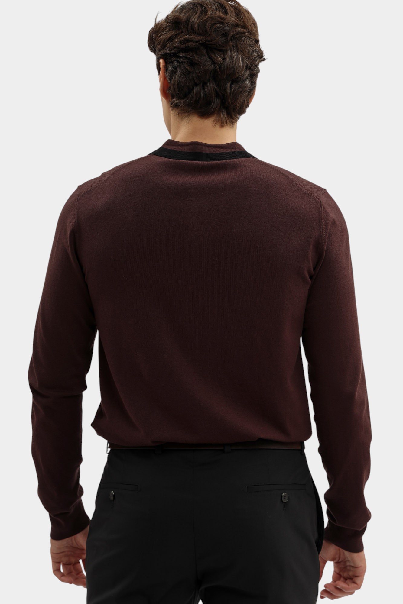 M0198000021N-MK604K01-48SM Поло с длинным рукавом Trussardi Коричневый