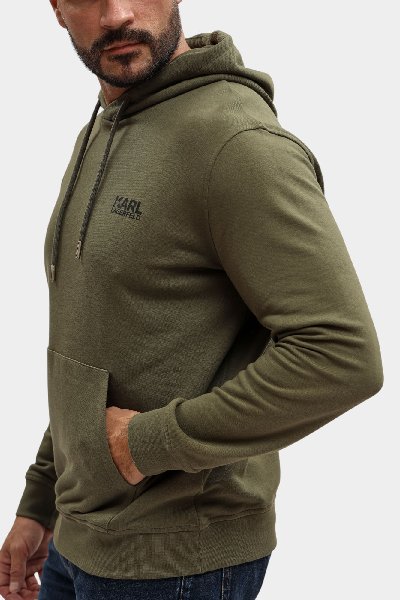 554917_705092 Худи Karl Lagerfeld Зеленый