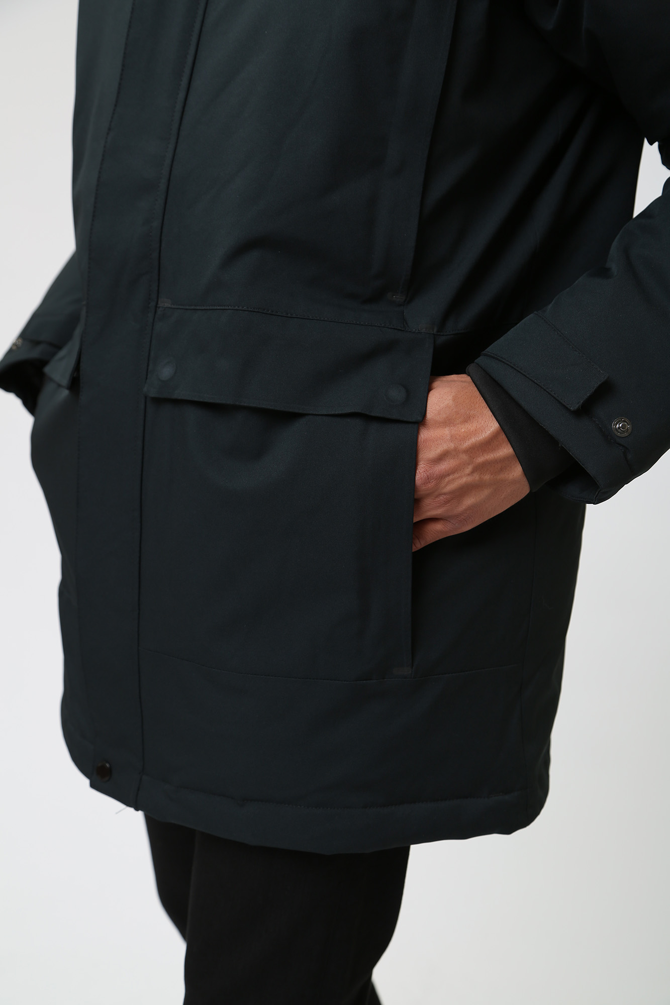 1985561 Пуховик Columbia Черный