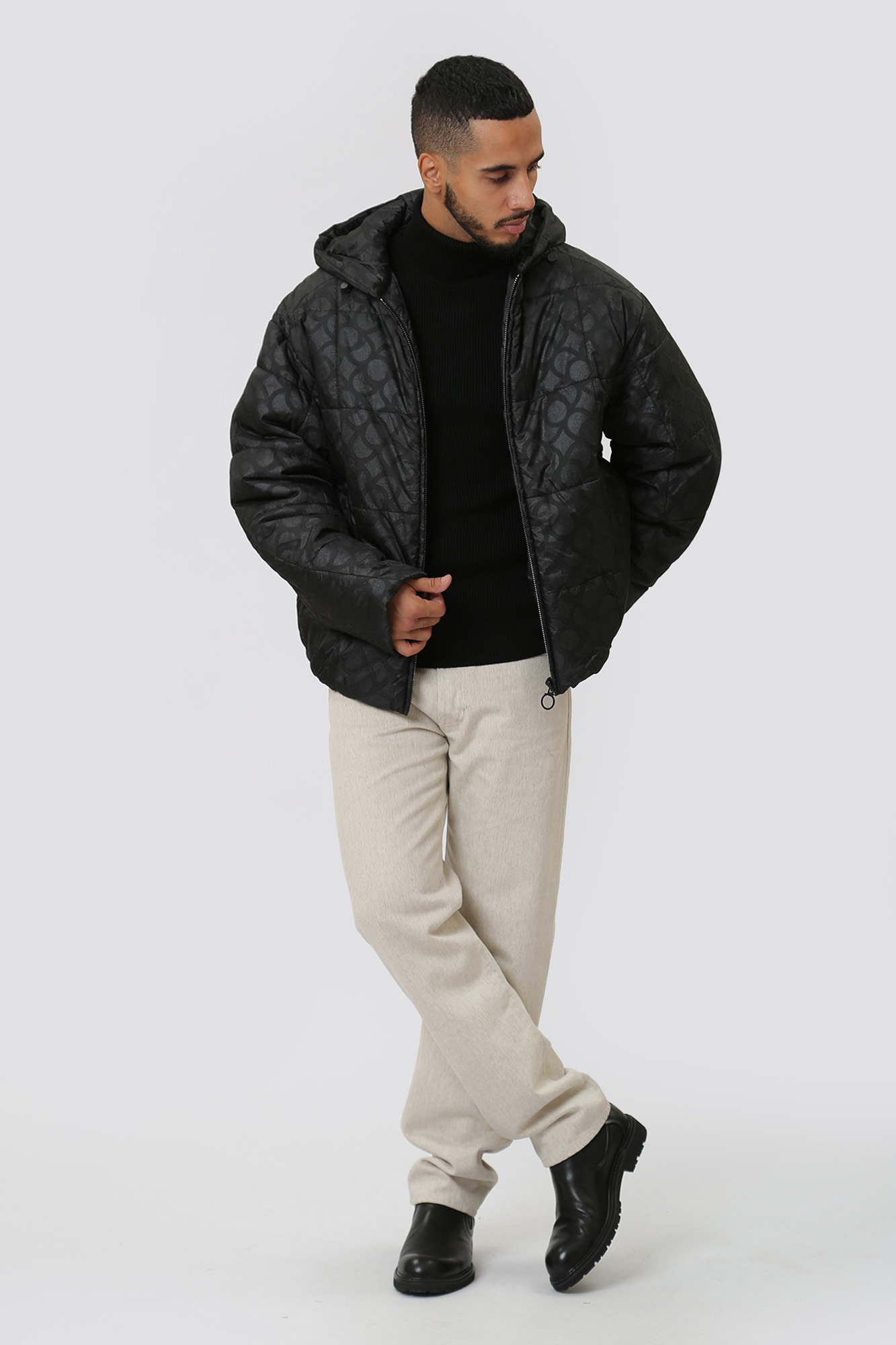 52S00913-1T006513 Куртка пуховая Trussardi Черный