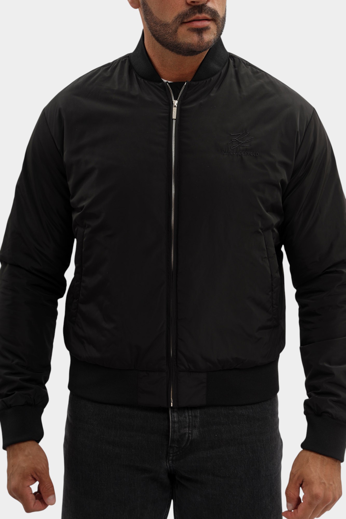 553501_505000 Бомбер Karl Lagerfeld Черный
