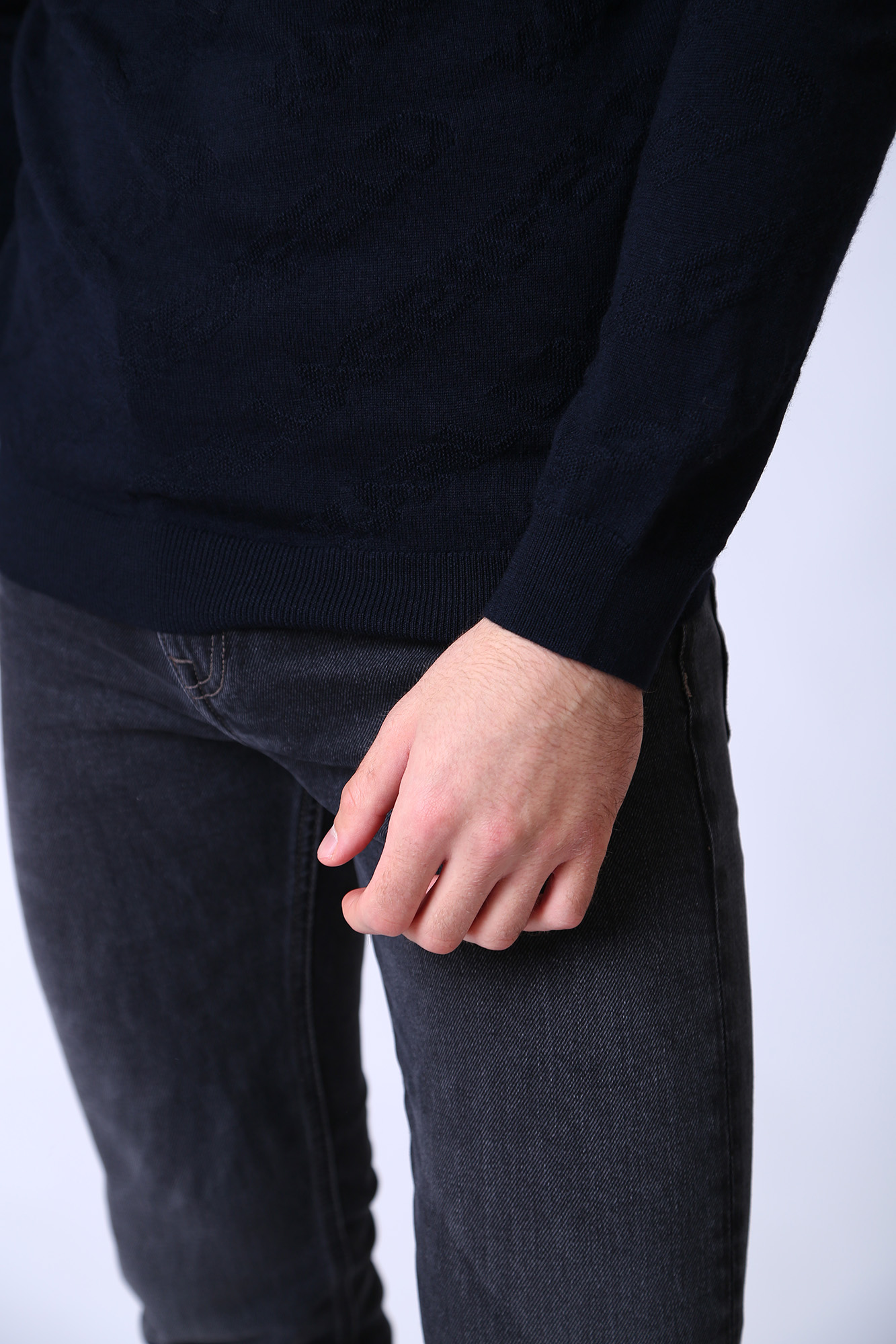 524399_655007 Водолазка Karl Lagerfeld Синий