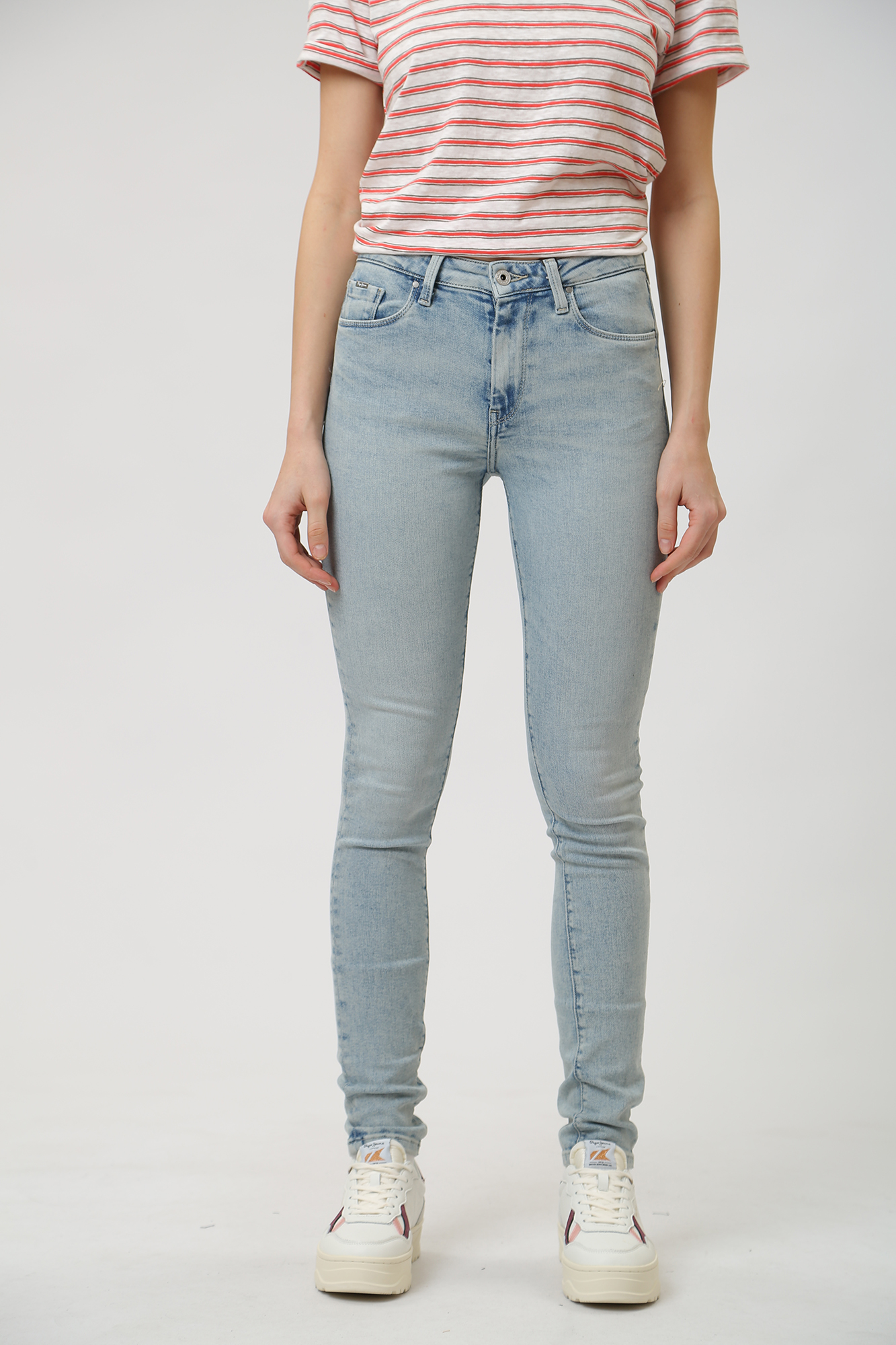 PL204584MI8 джинсы skinny jeans hw  pepe jeans 